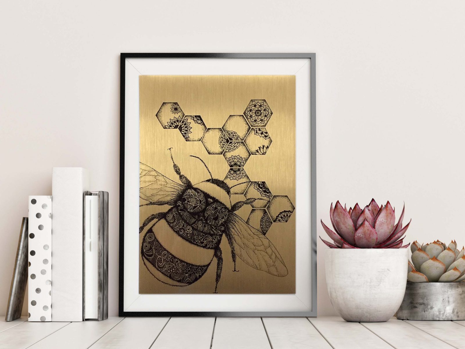 Bee A4 Art Print