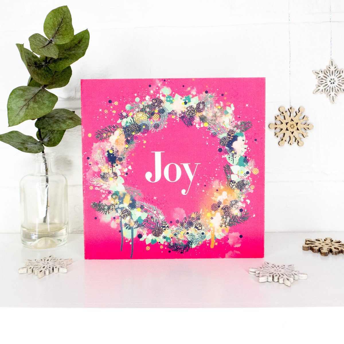 Christmas card - 'Joy'