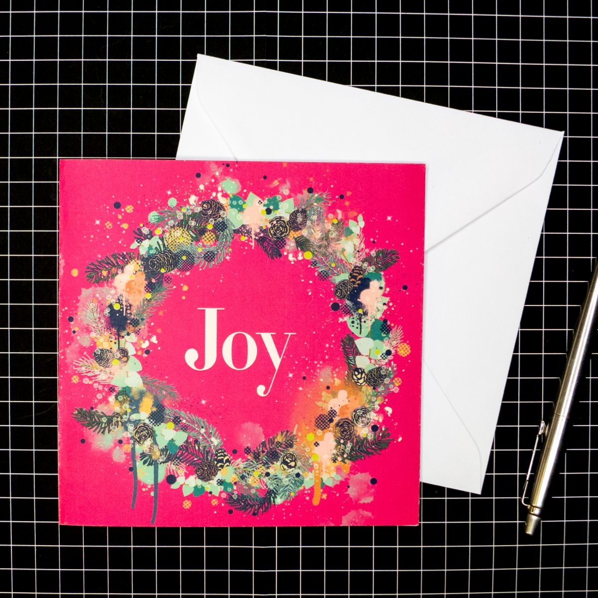 Christmas card - 'Joy'