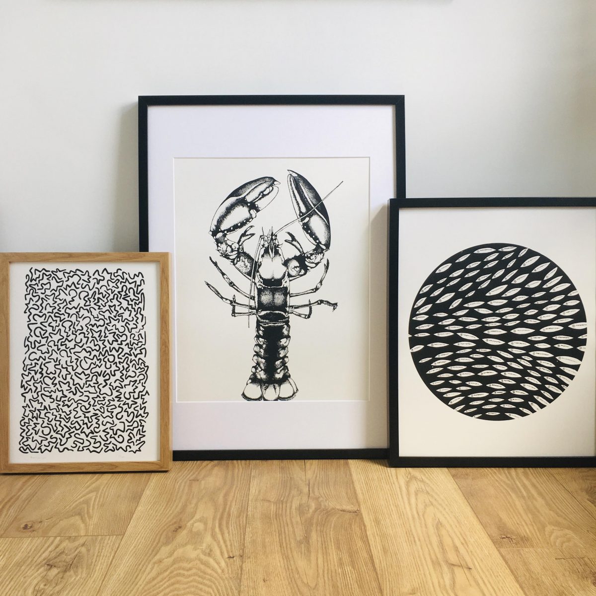 Large Lobster Screen Print