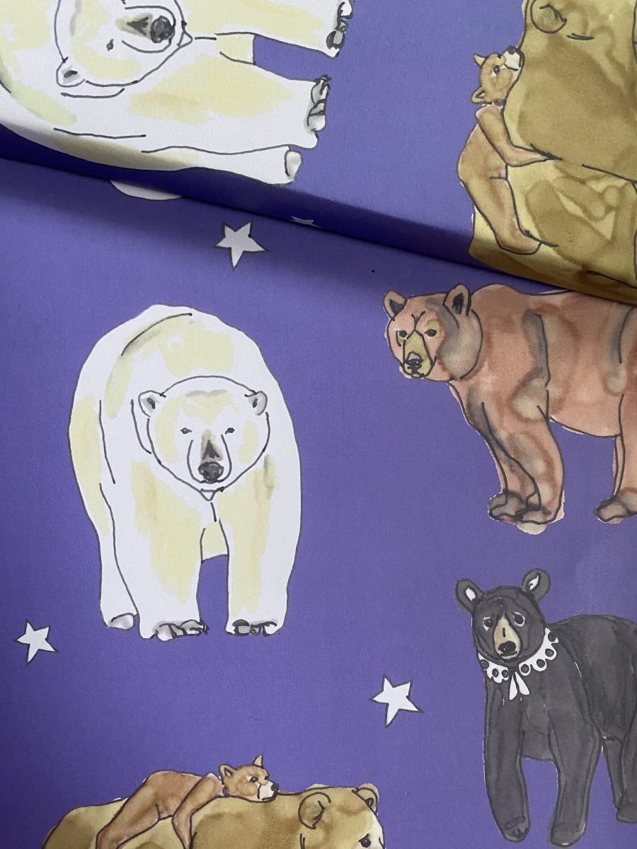 Moonlit Bear Wrapping Paper