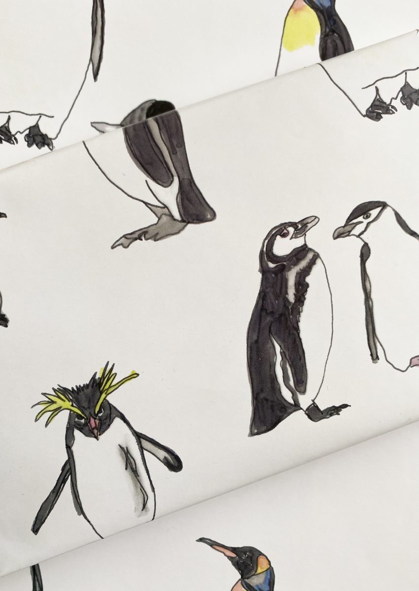 Penguin Wrapping Paper