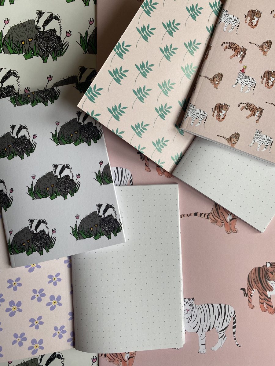 Badger and Tiger Notebooks Set