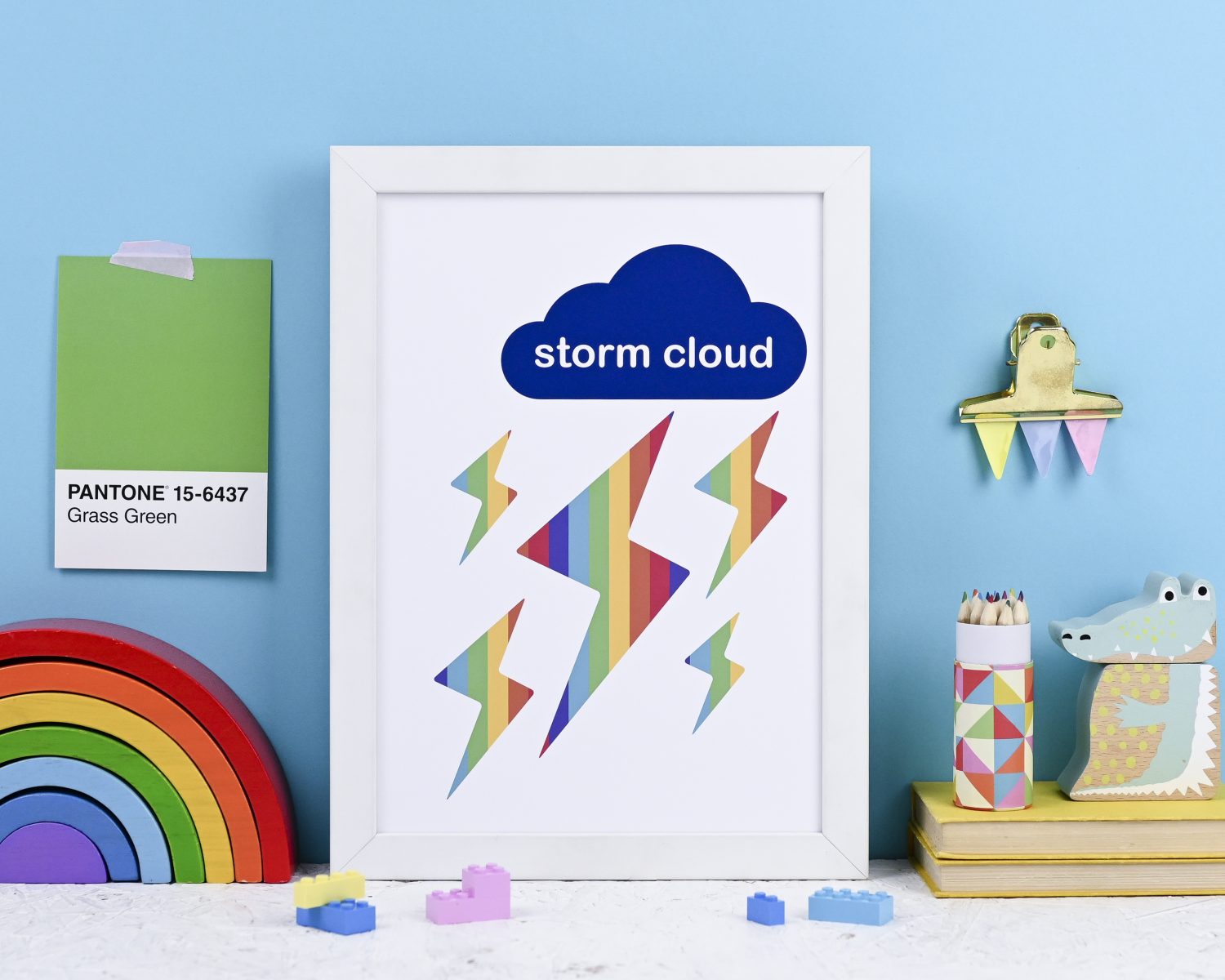 Storm Cloud - kids art print