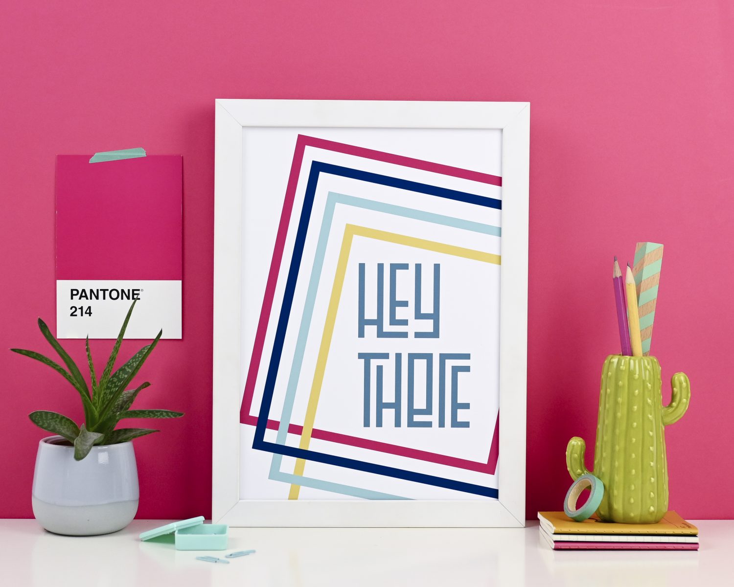 Hey There - kids art print
