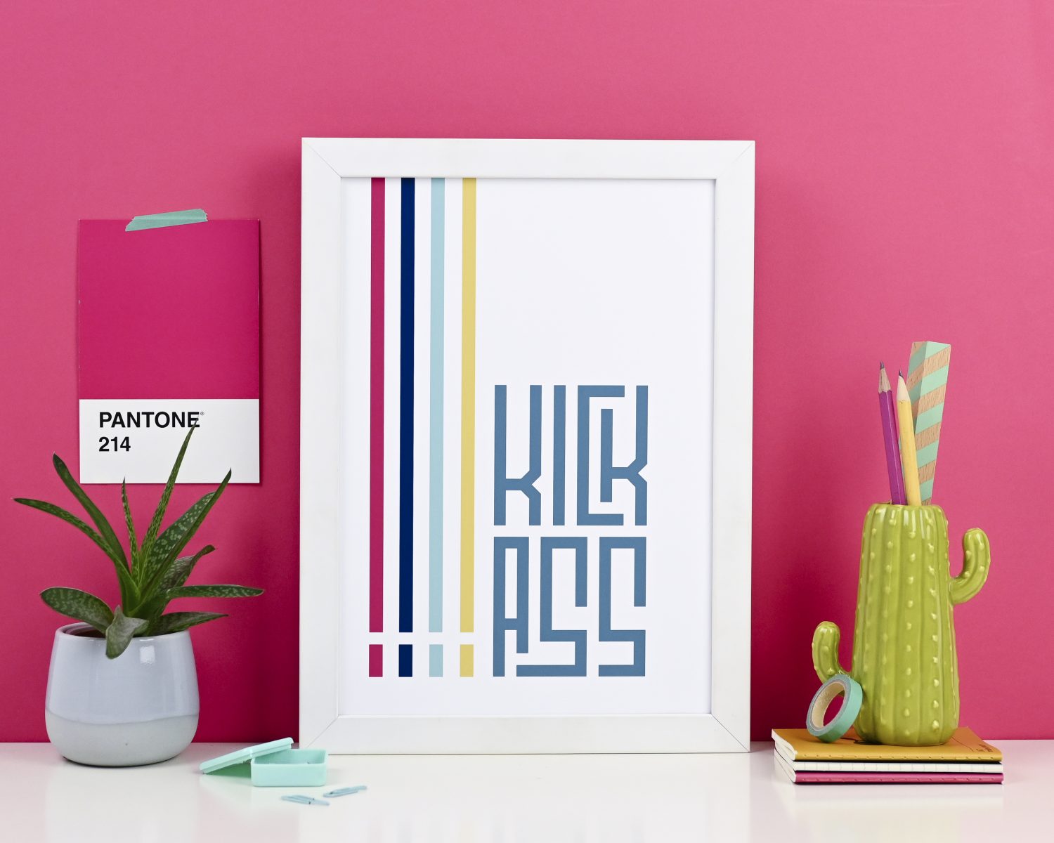 Kick Ass - kids art print
