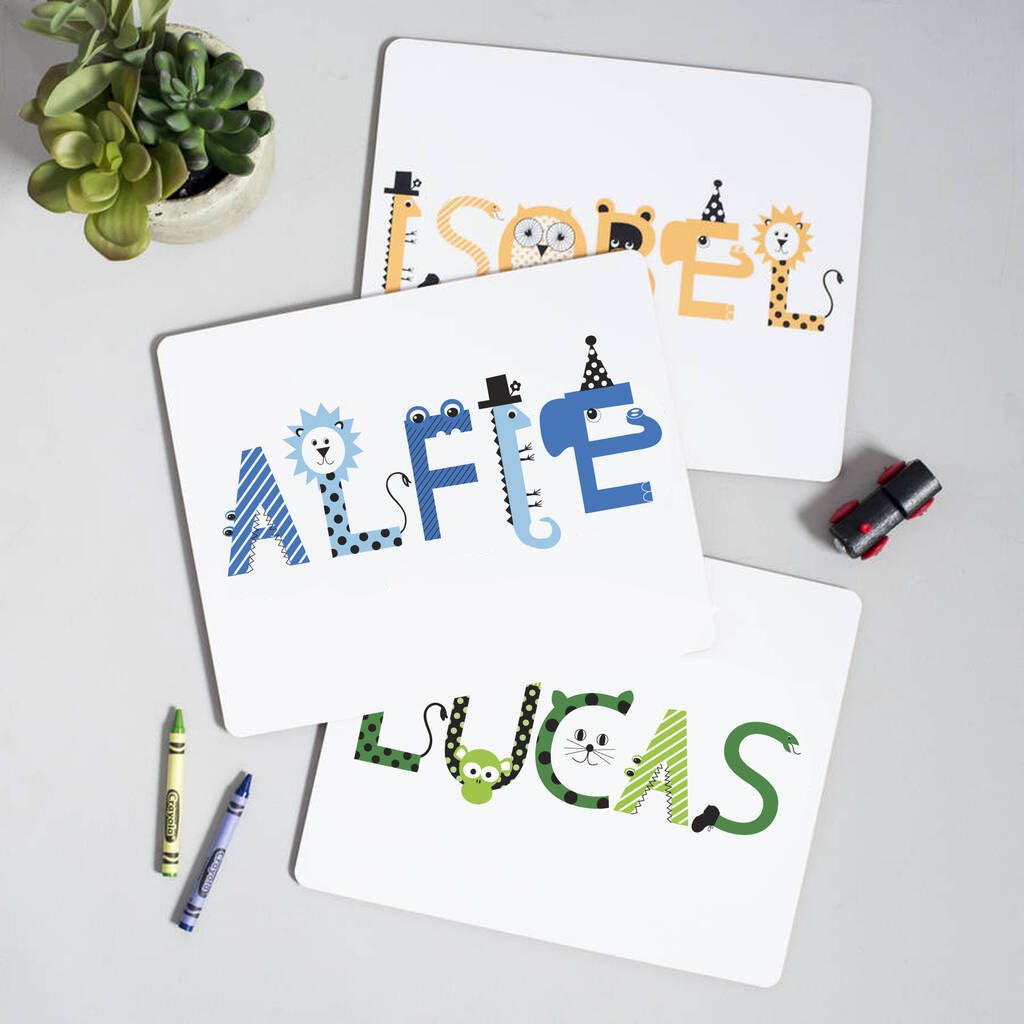 Personalised Children's Placemat