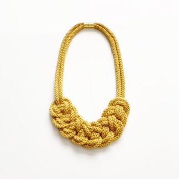 Knotted Cotton Rope Necklace