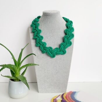 The Lily Necklace - Vegan Cotton Necklace - Gifts for women