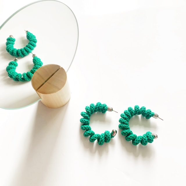 The Spring Hoop Statement Earrings - Colourful Statement Hoops