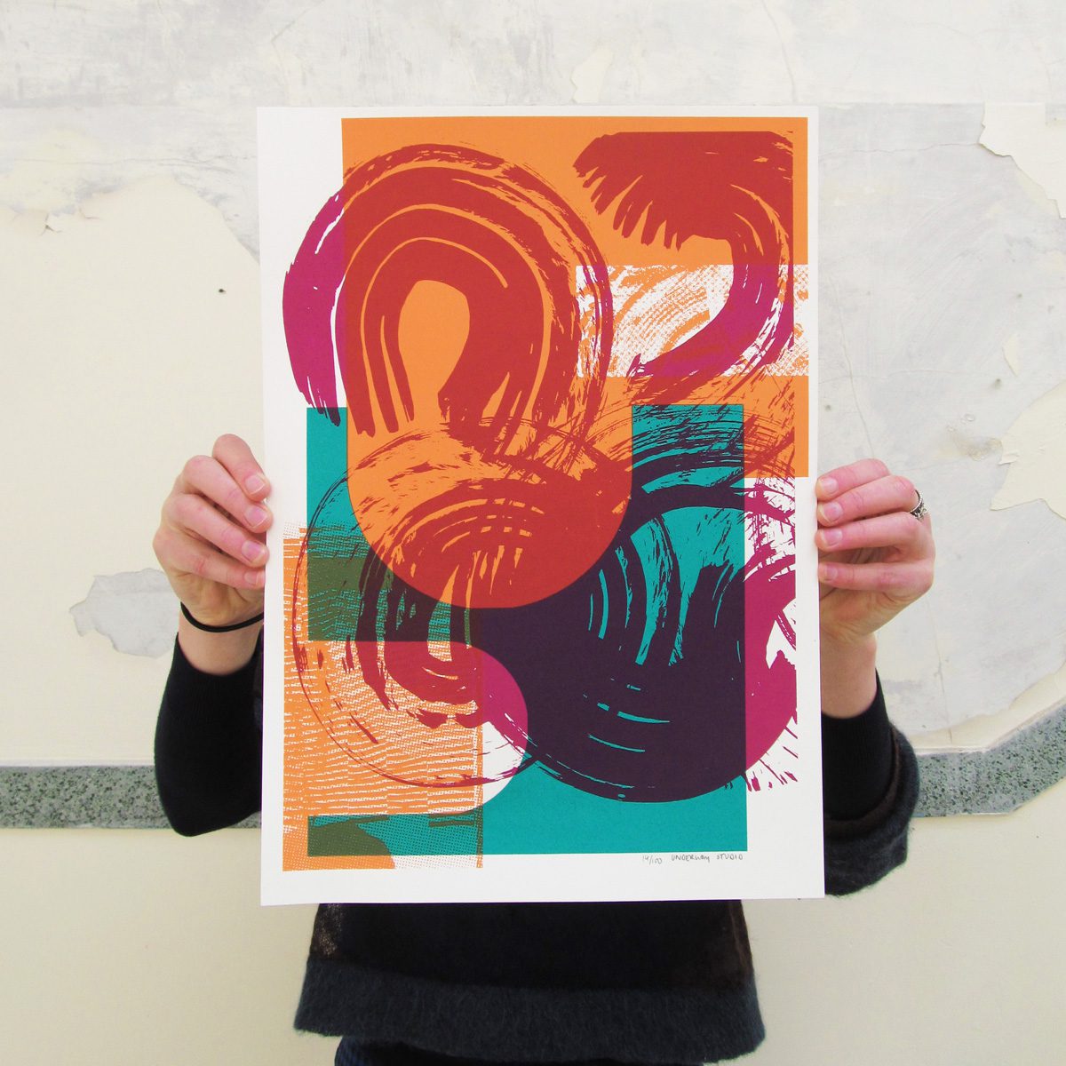 Abstract Forms Limited Edition Screen Print