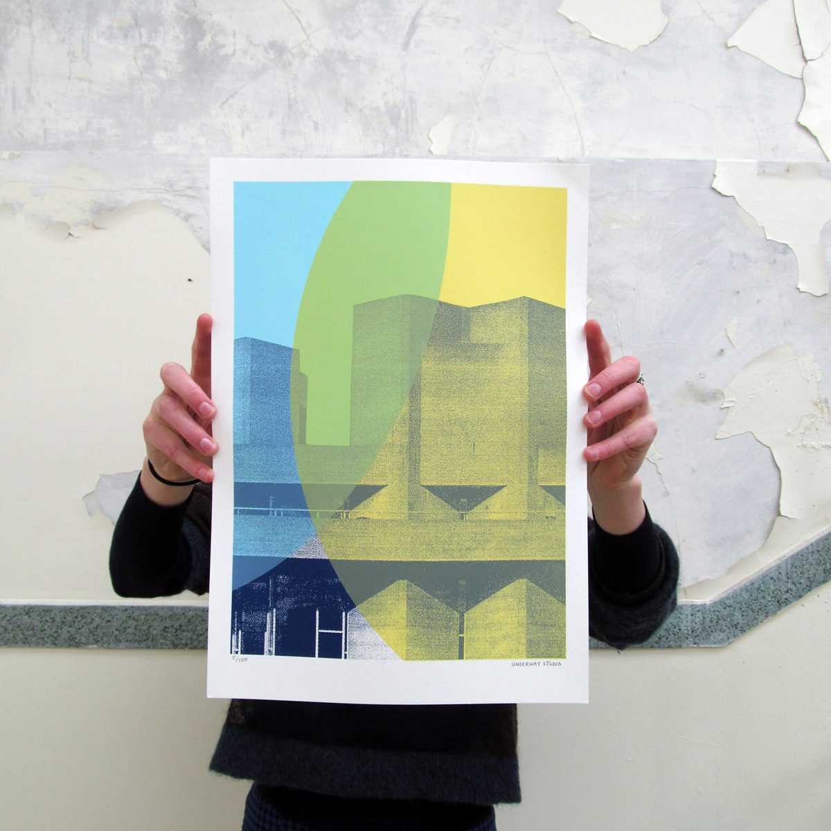 Brutal Forms II Limited Edition Screen Print