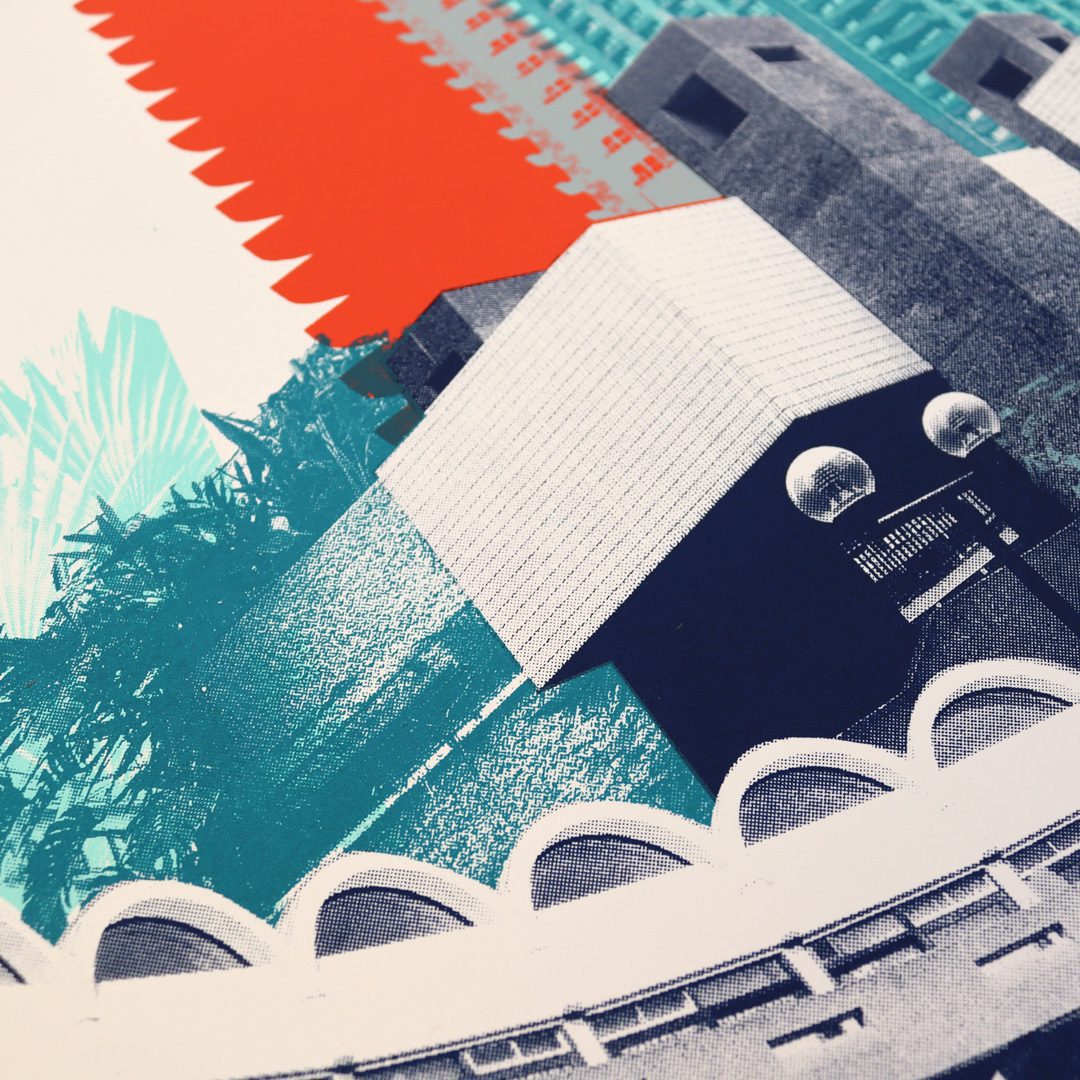 Art Deco Print - Barbican Screen Print