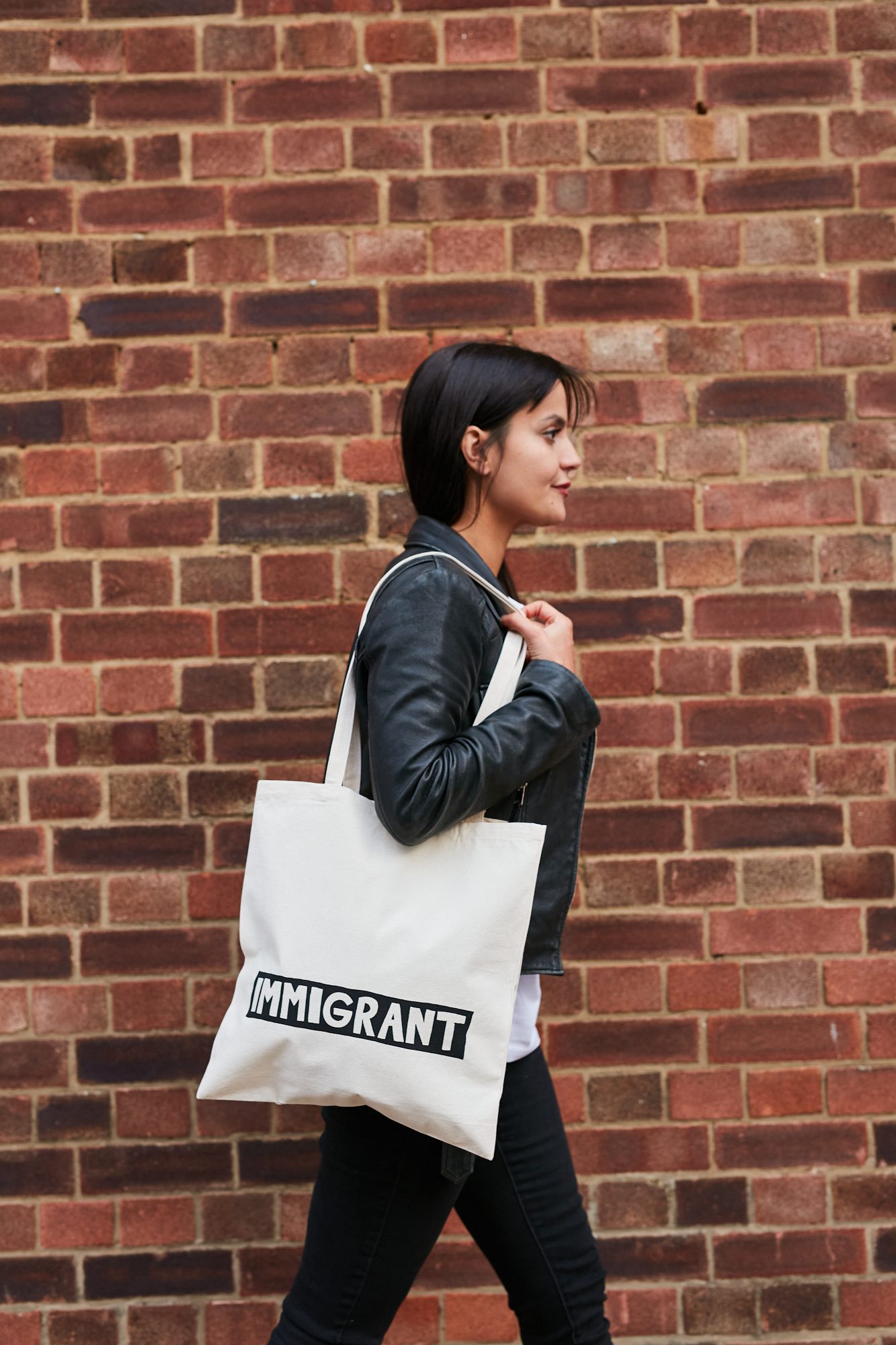 Natural Immigrant Tote Bag | Ethically Made & Compostable