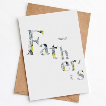 Geometric Father's Day Card
