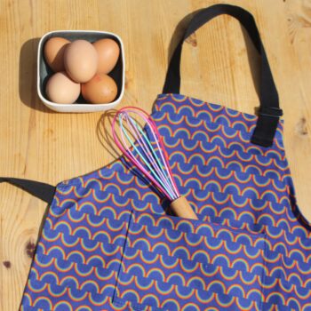 Rainbow Stripe Unisex Older Child Apron (6-12years)
