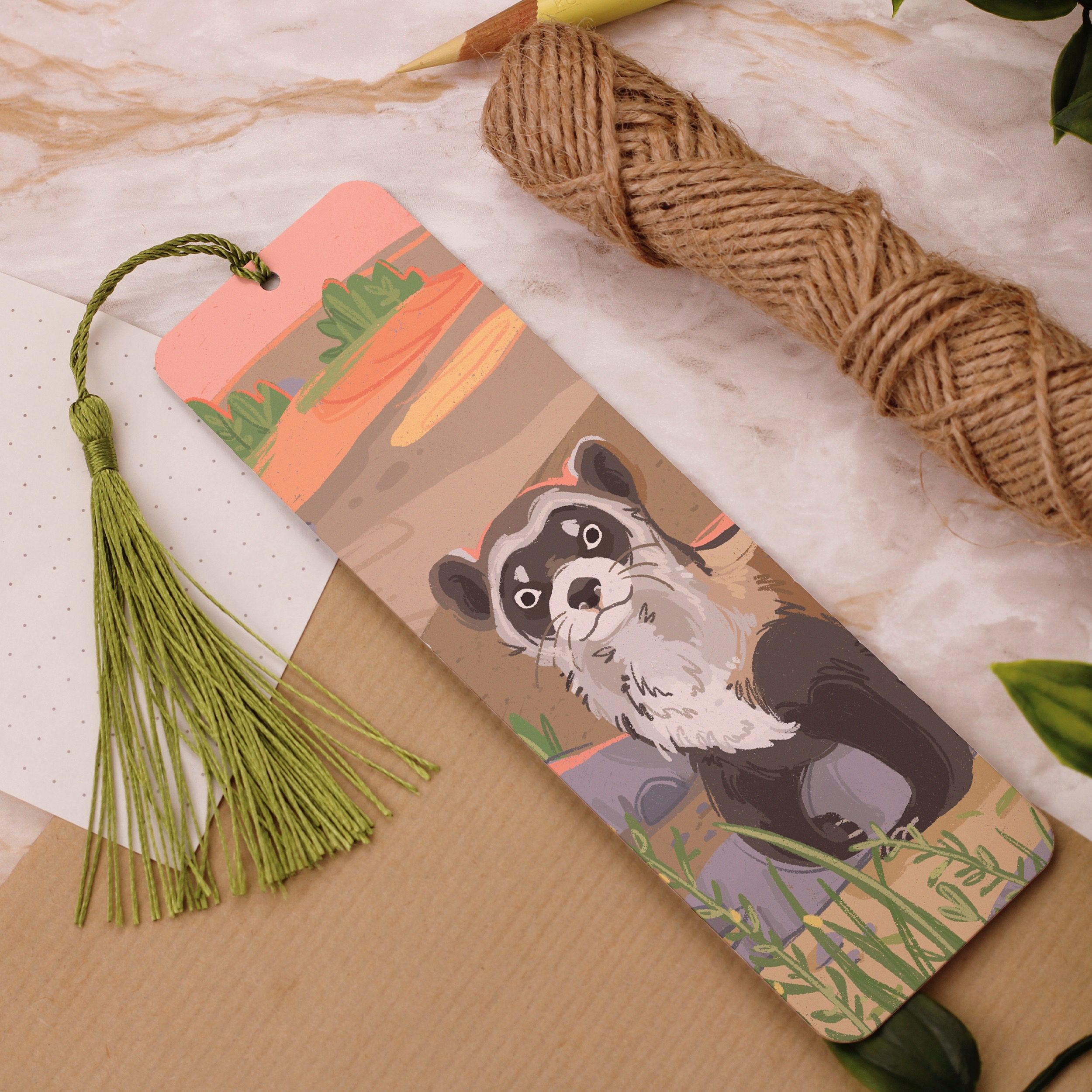 Ferret Aluminium Bookmark