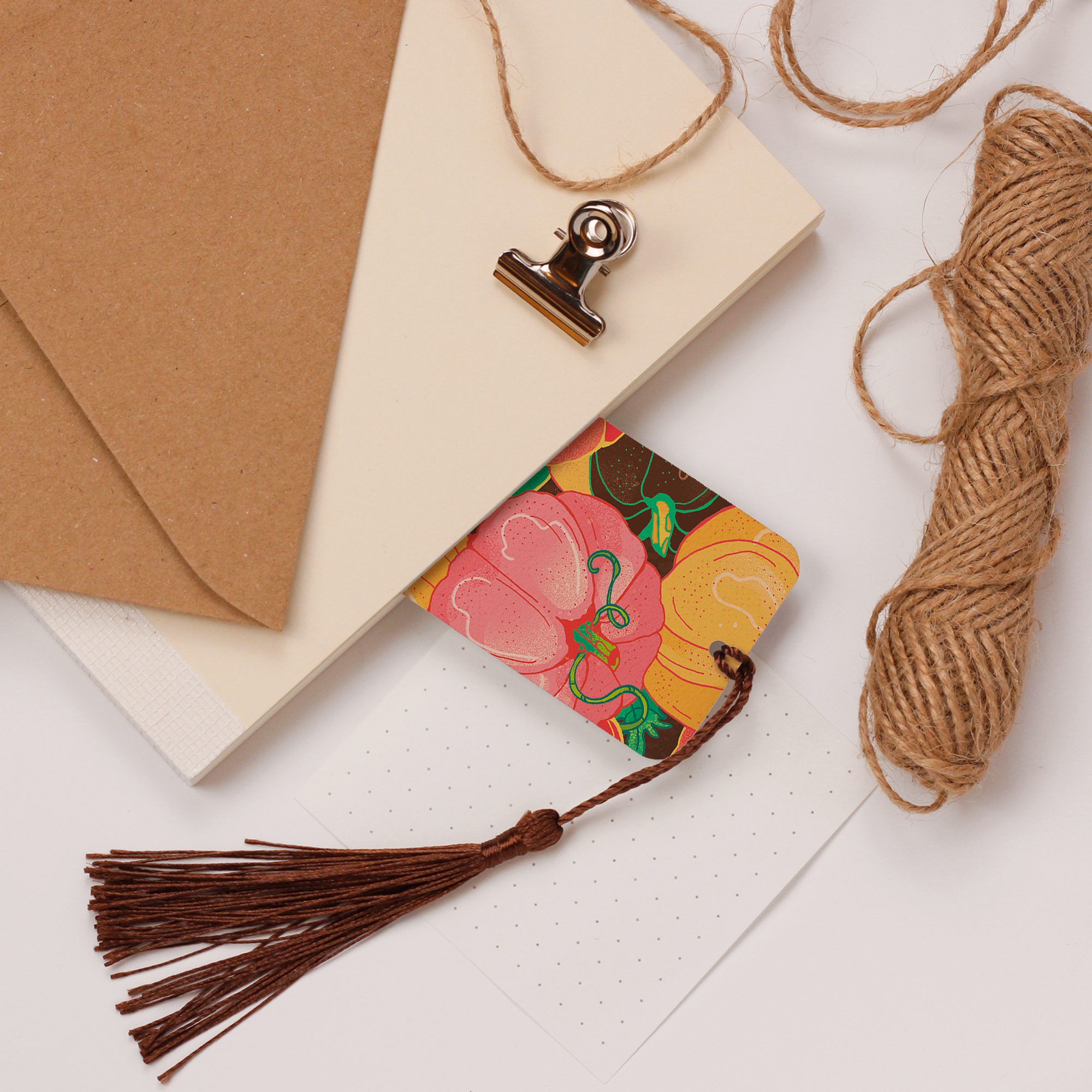 Pumpkins Aluminium Bookmark