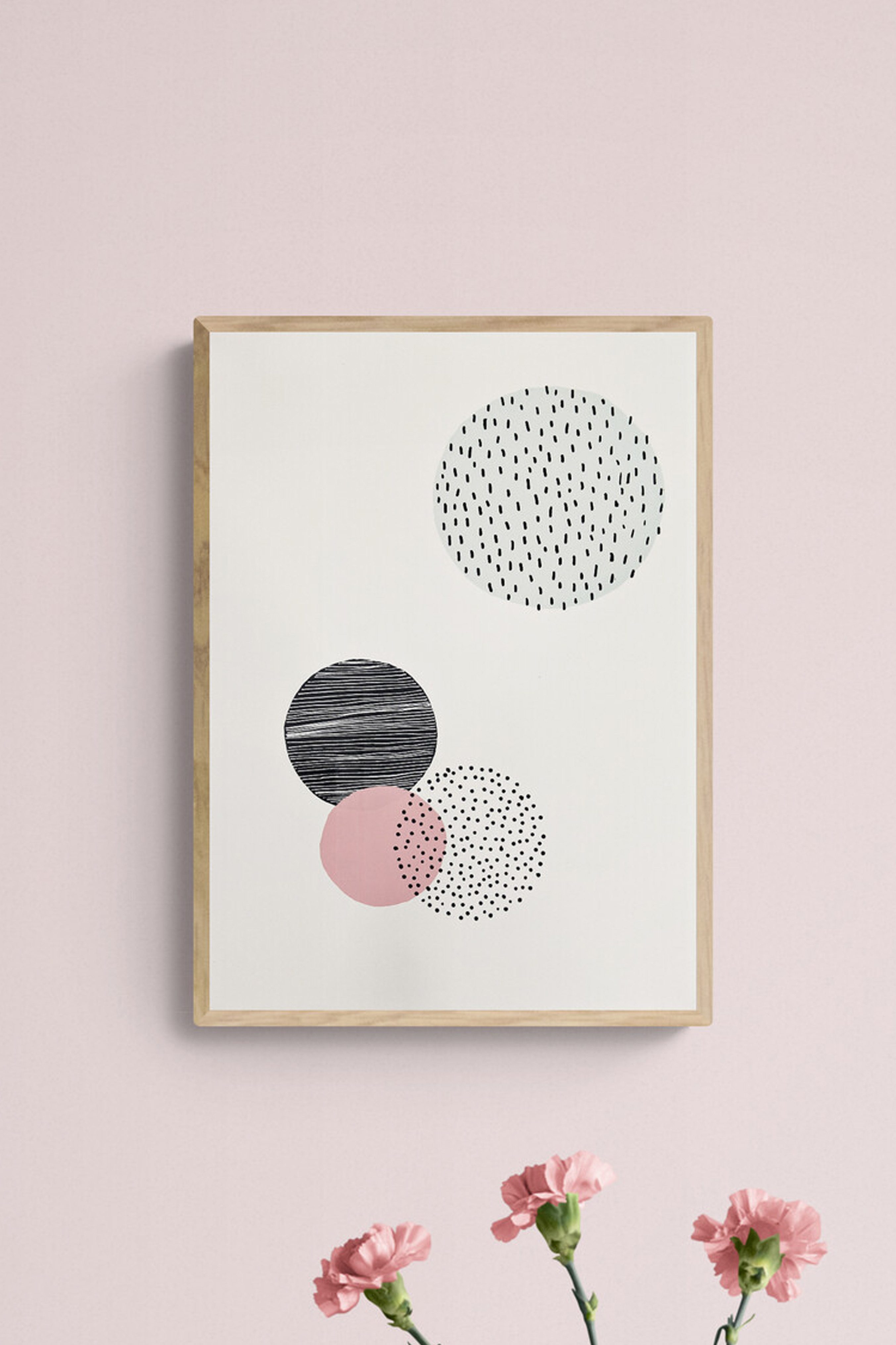 Abstract Circles I - Art Print