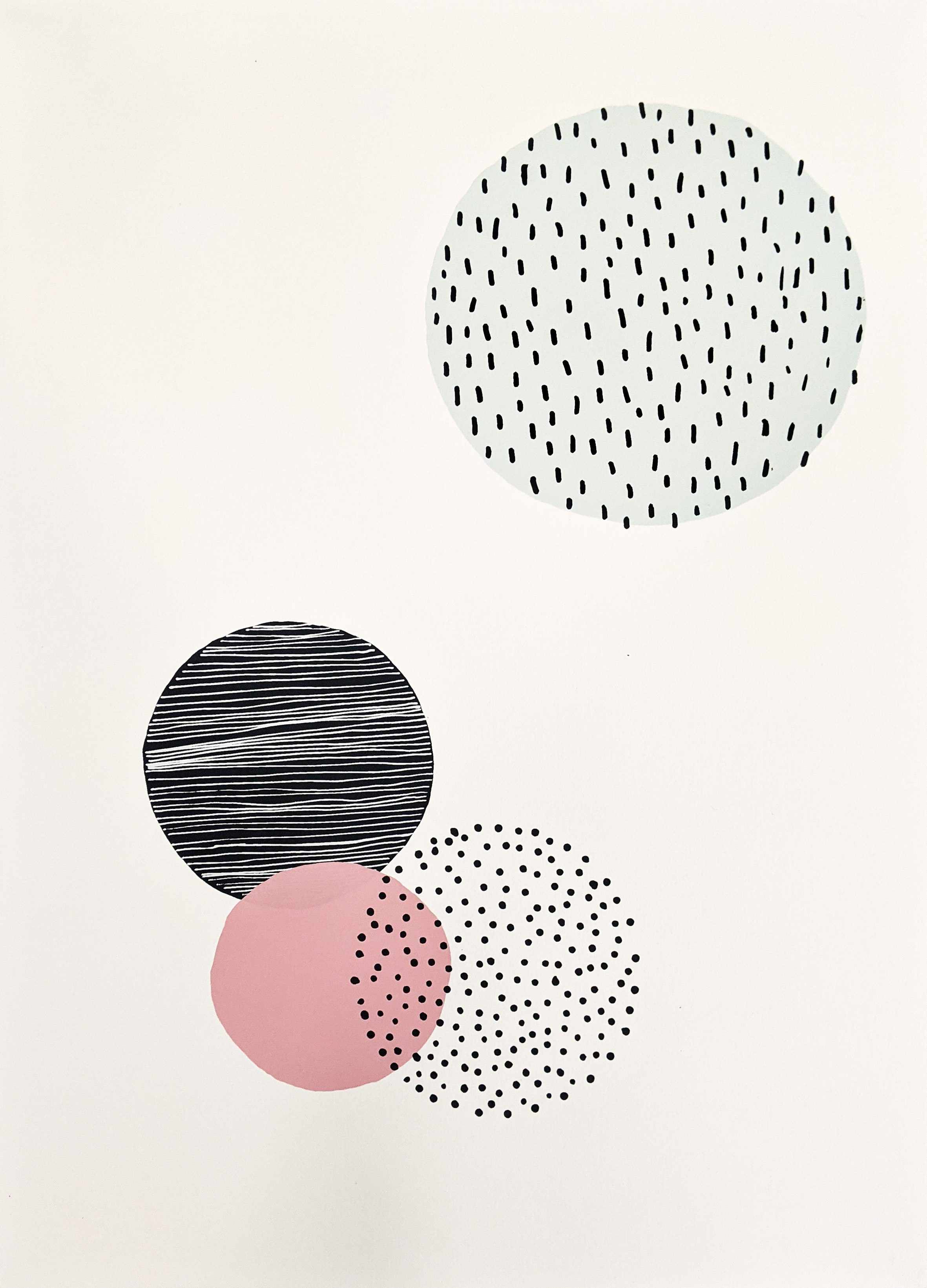 Abstract Circles I - Art Print