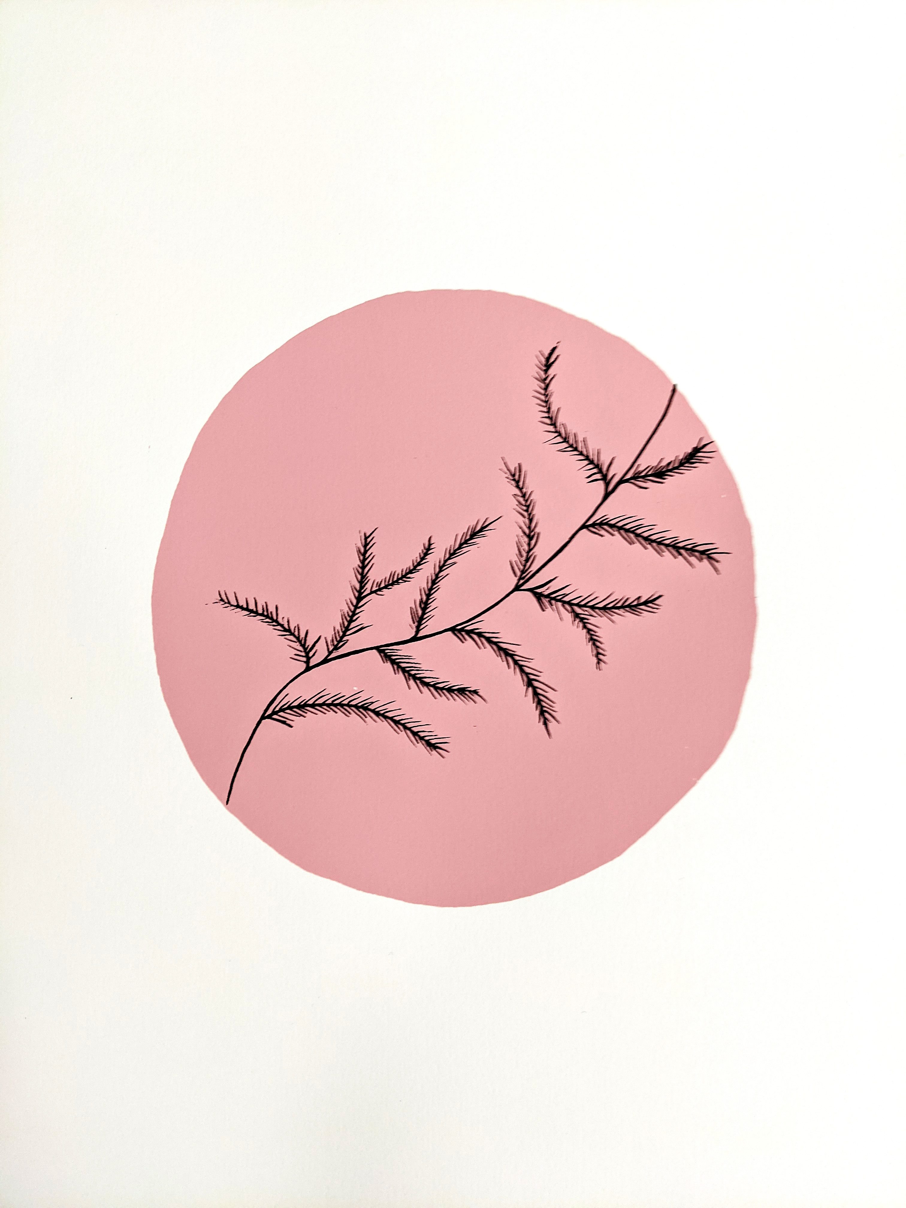 Fern screen print