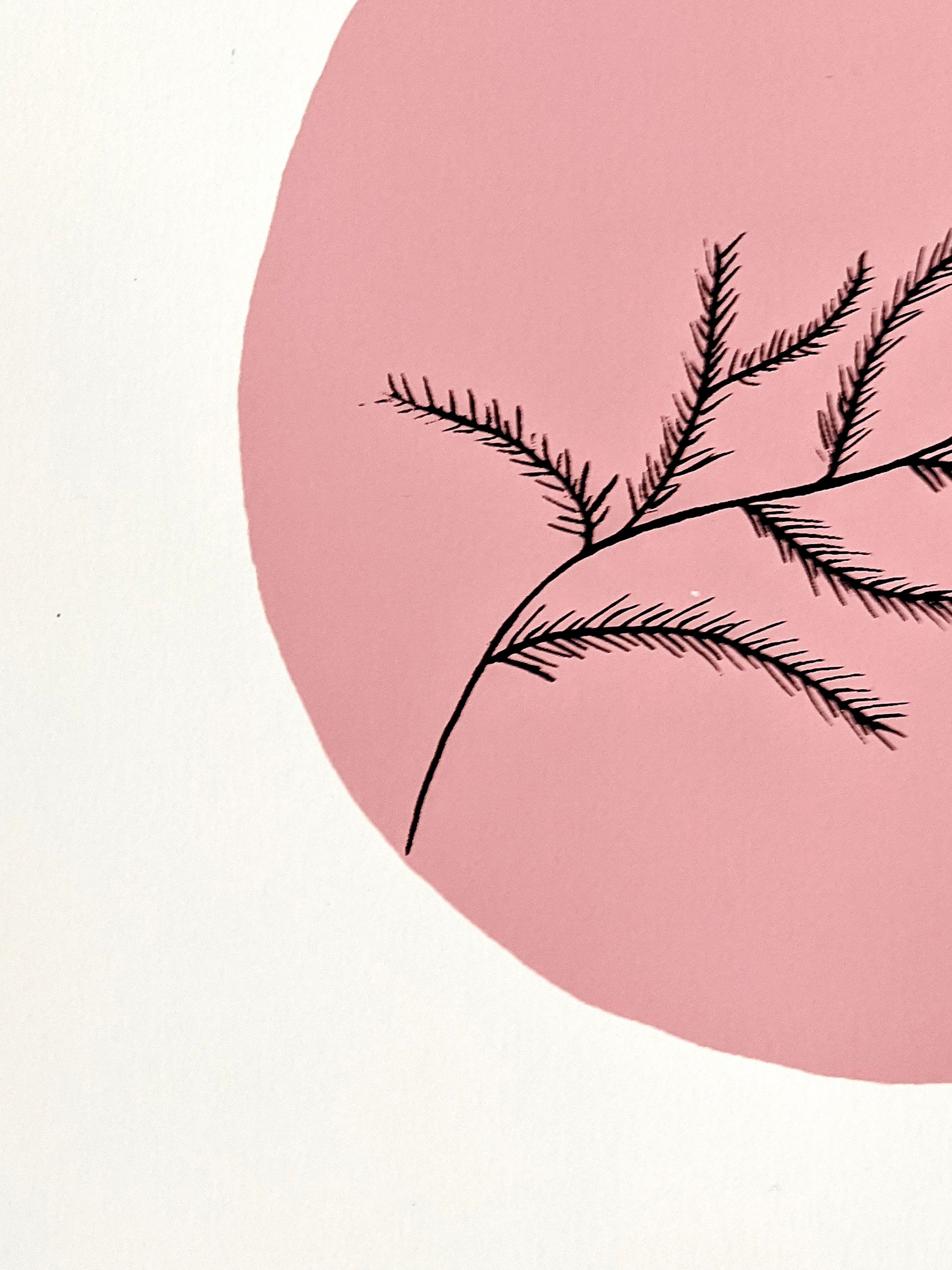 Fern screen print