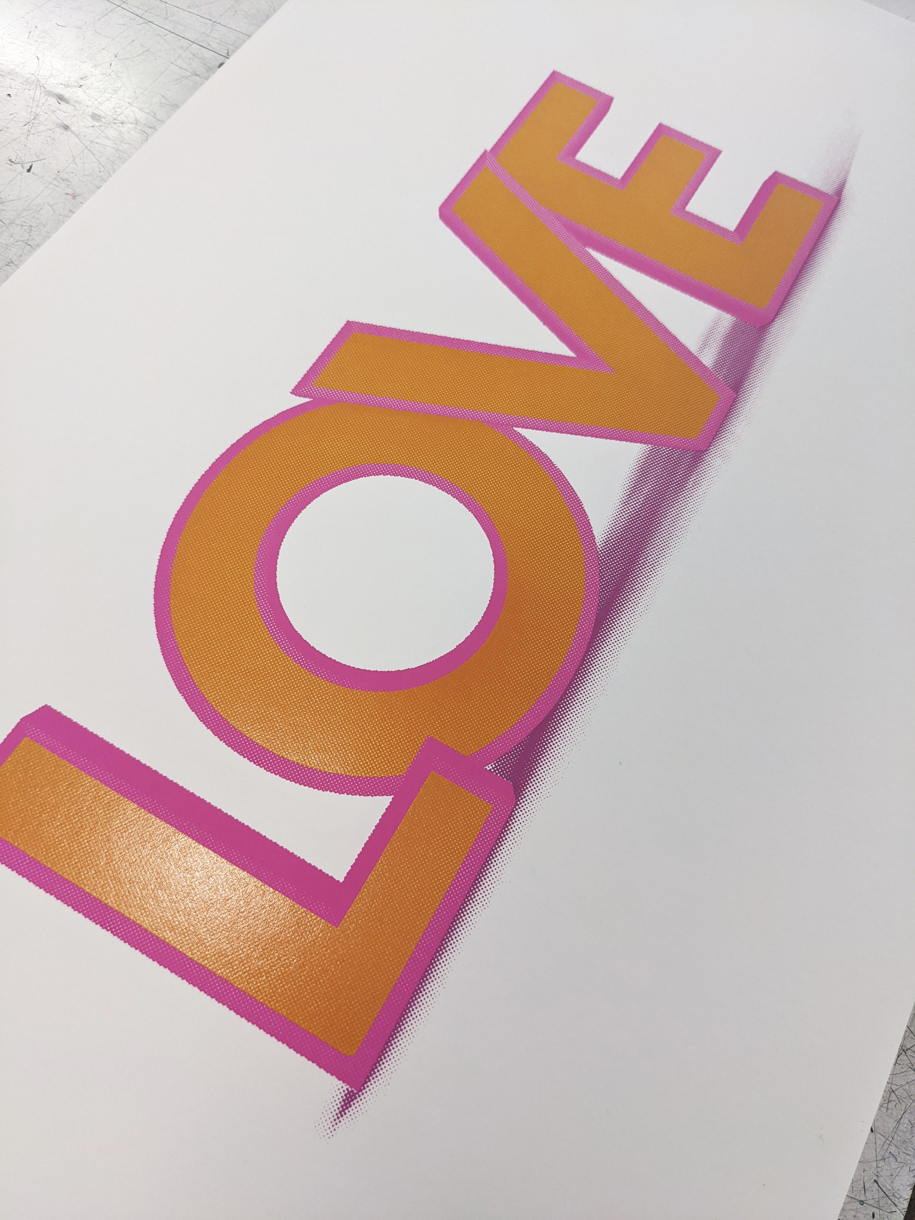 LOVE Screen print