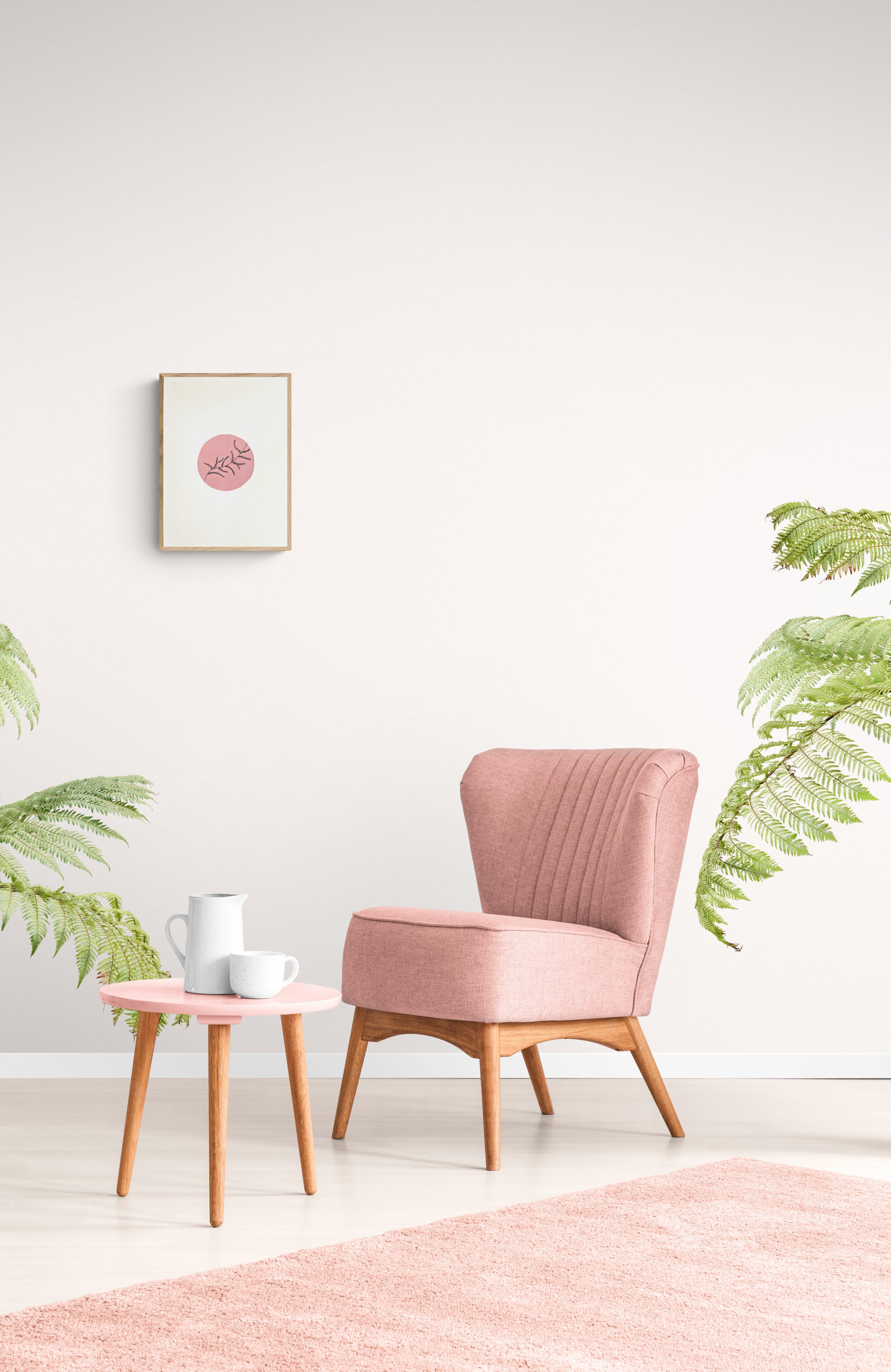 Fern screen print