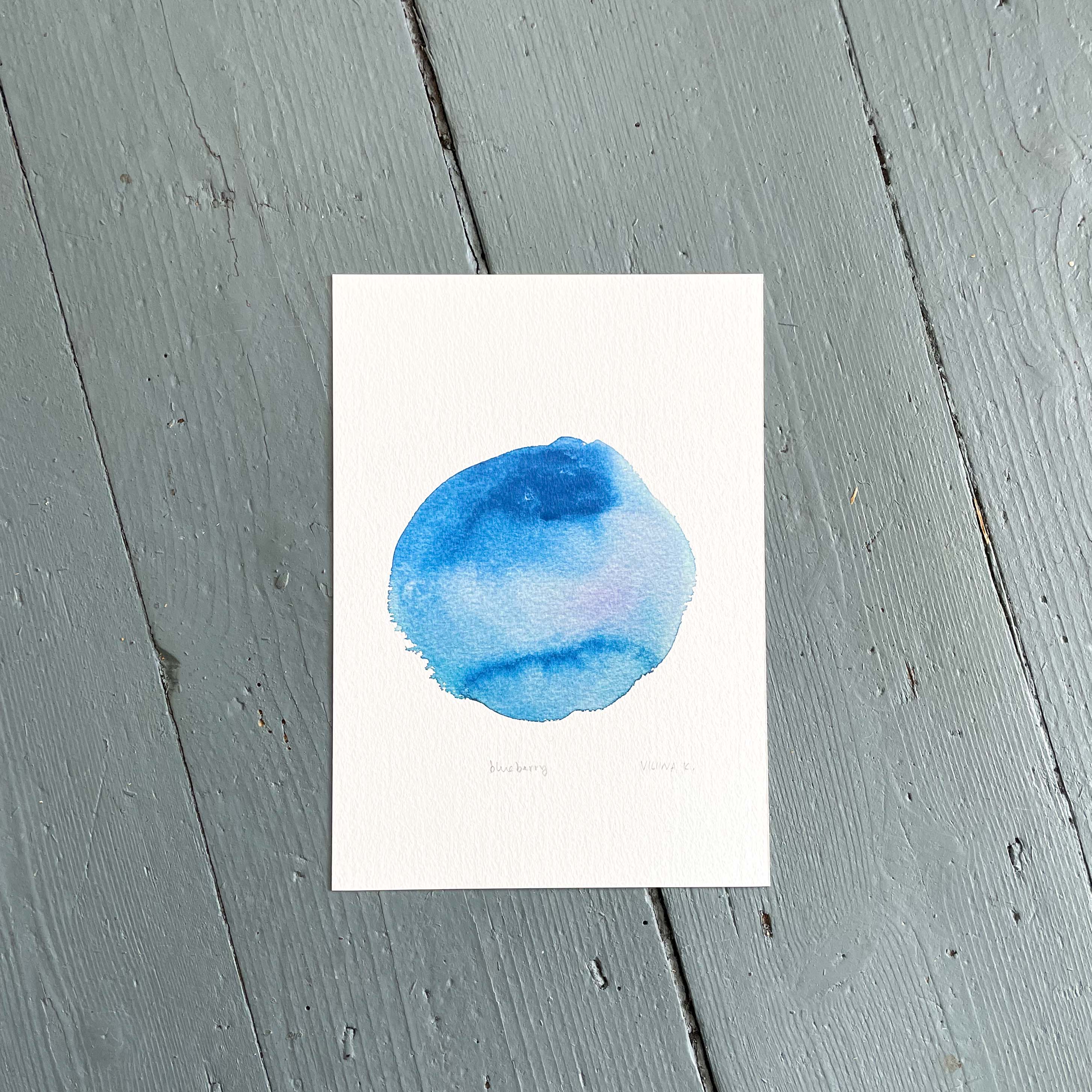 Blueberry - Art print