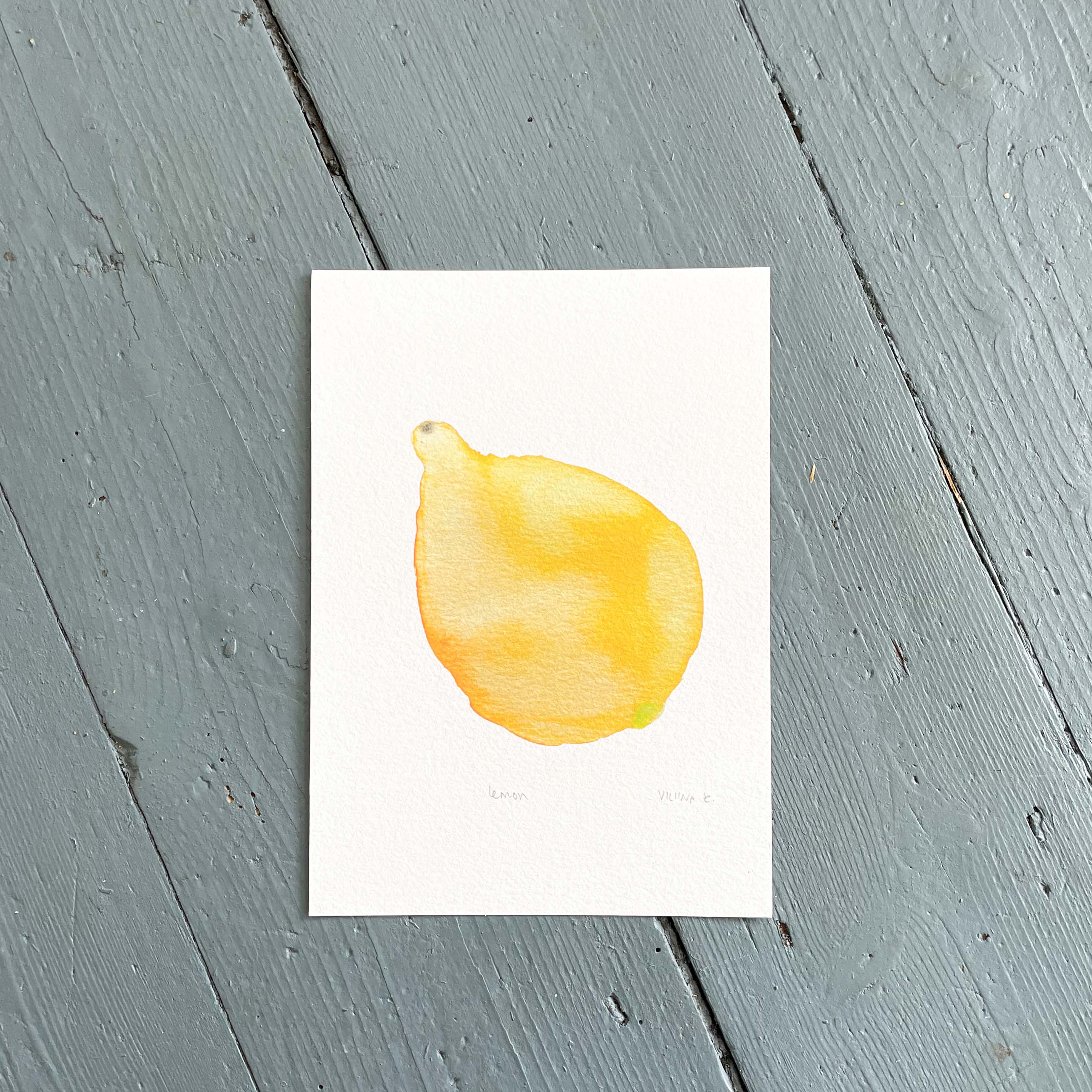 Lemon - Art print