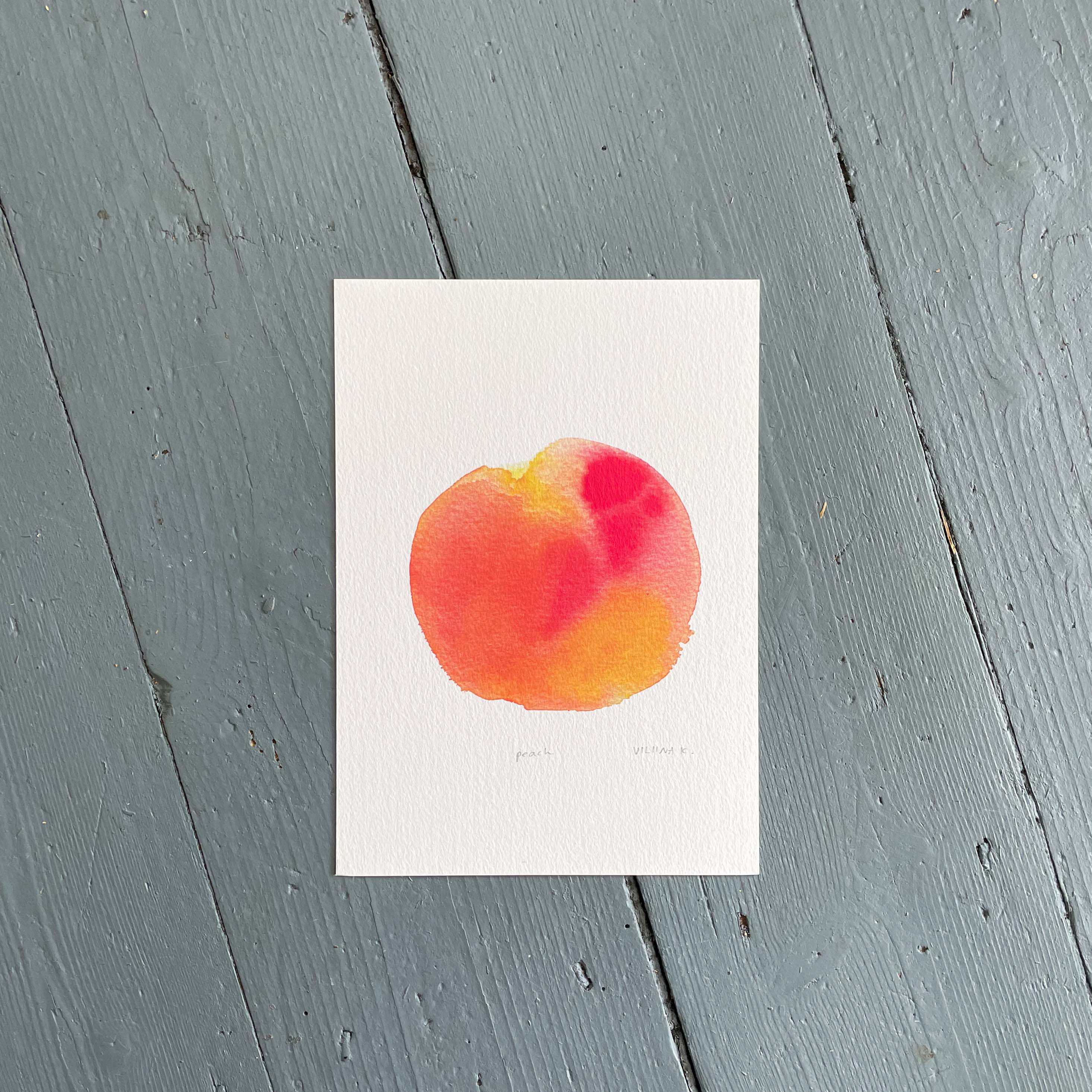 Peach - Art print