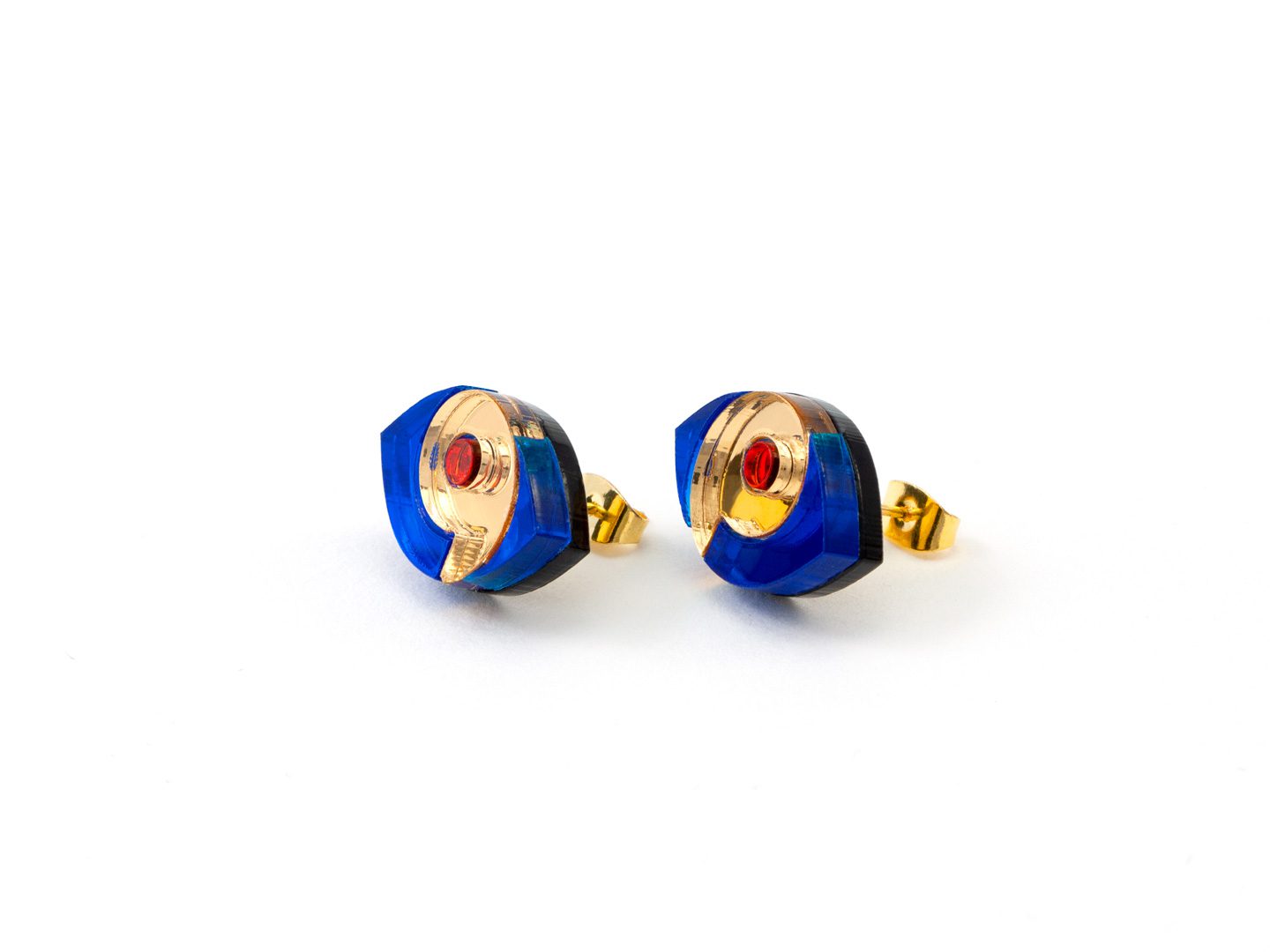 FORM066 HORUS Mini Stud Earrings - various colours
