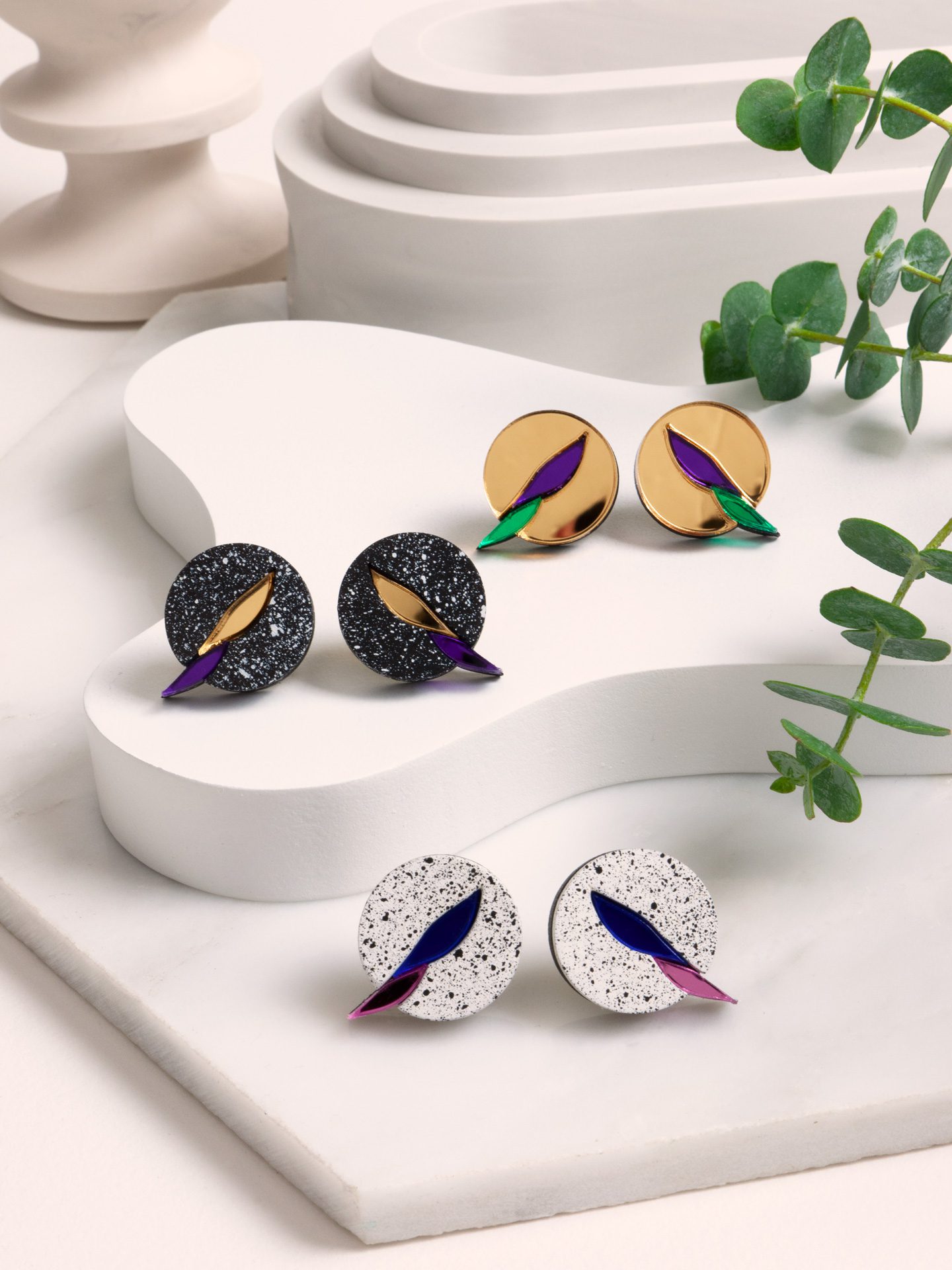 FORM079 BREEZE Studs - Various Colours
