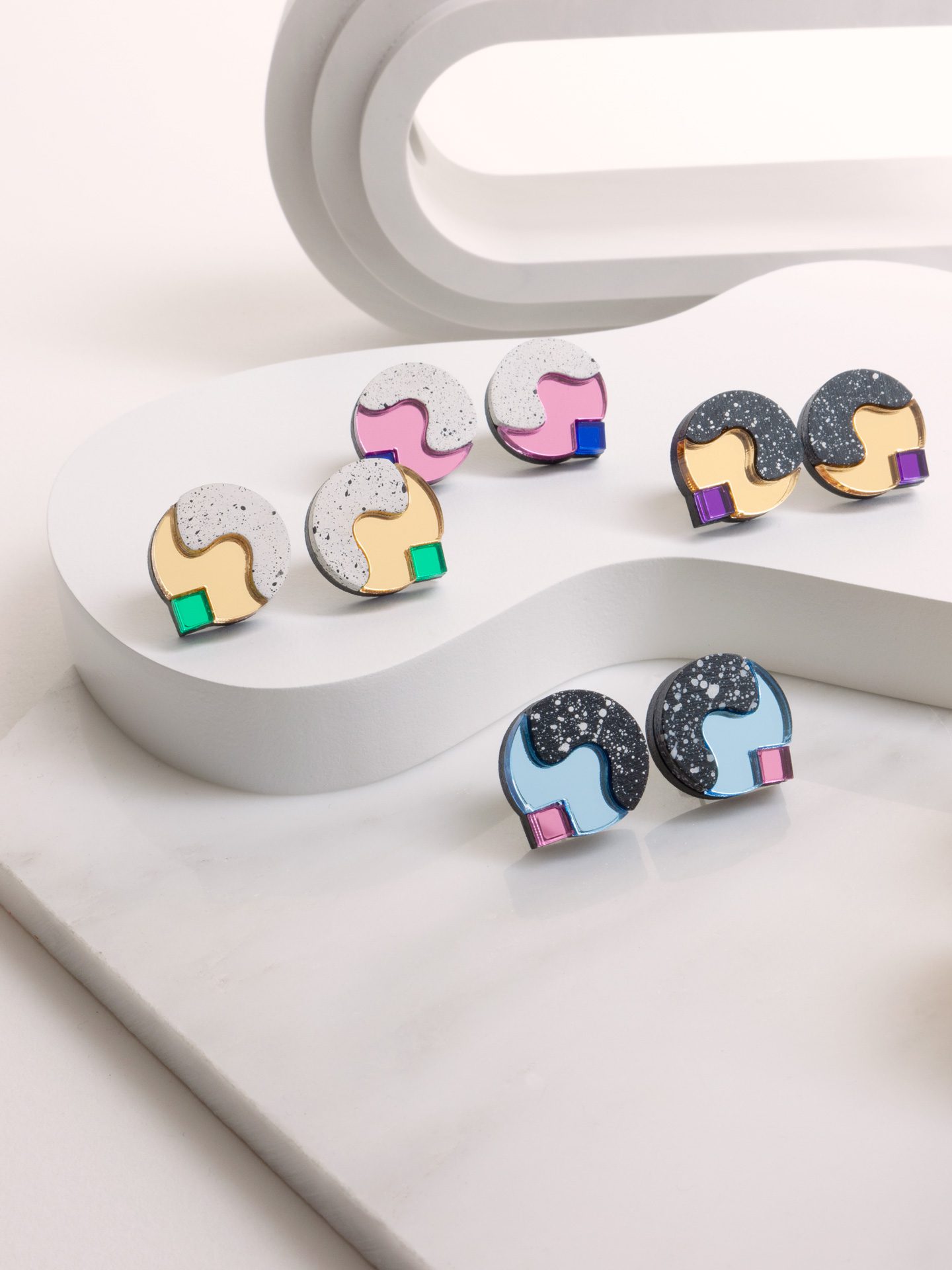 FORM081 BUBBLE Studs - Various Colours