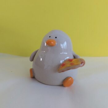 Naomi with the Pepperoni - Handmade Ceramic Duck