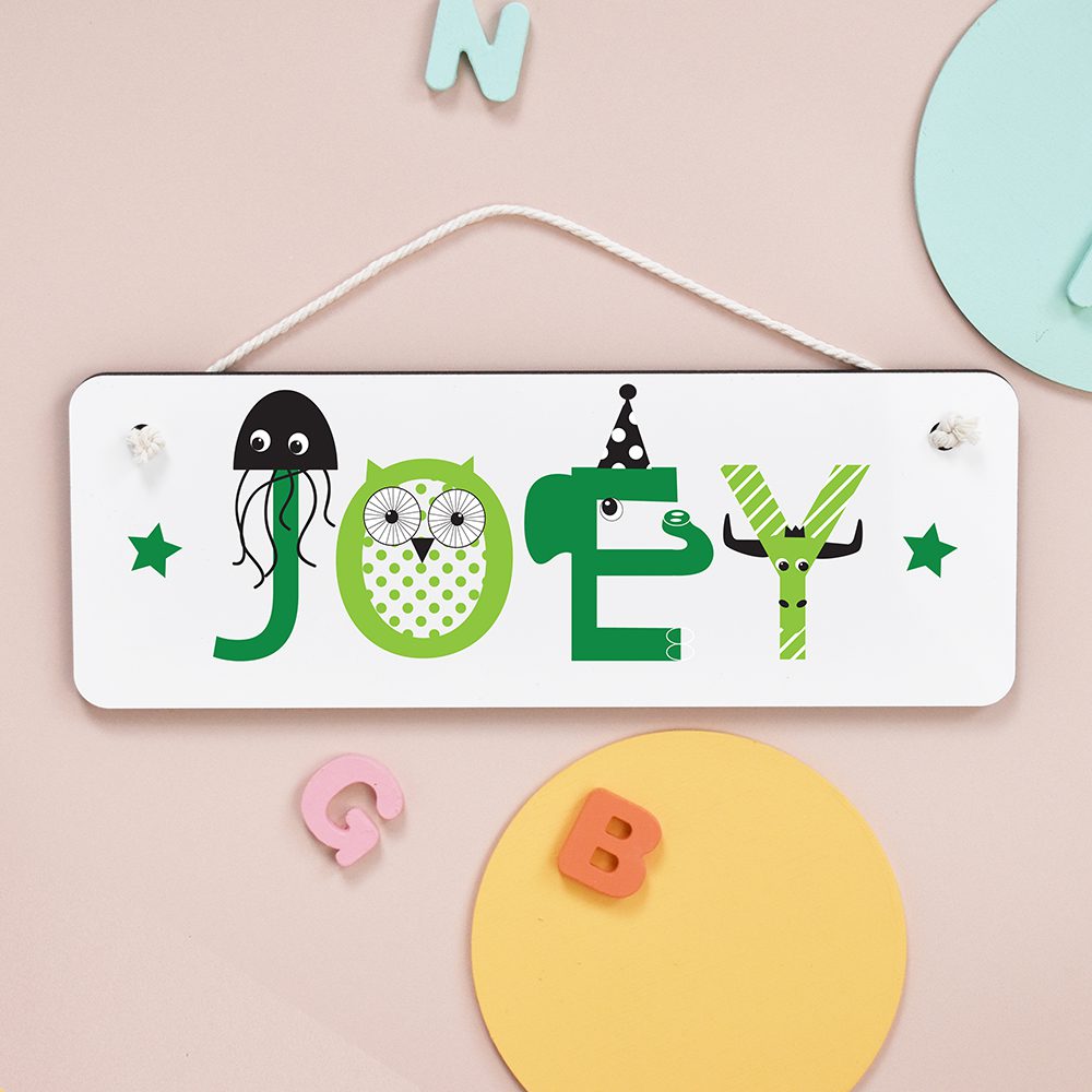 Kids Name - Door Sign