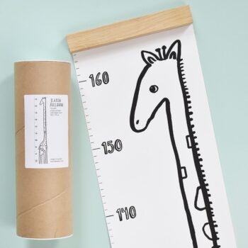 Giraffe wall height chart