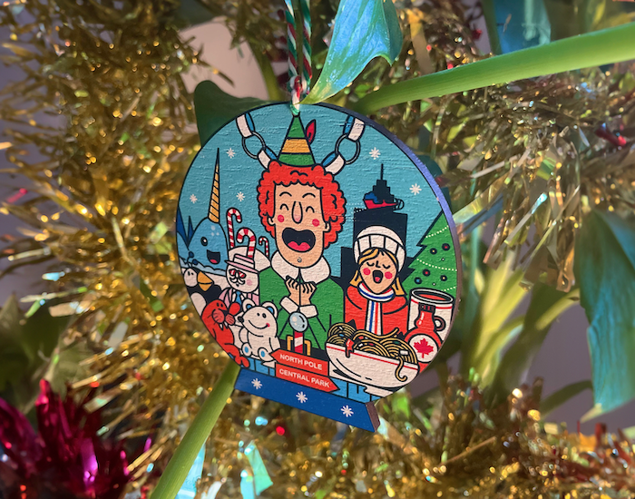 Buddy the Elf Wooden Ornament