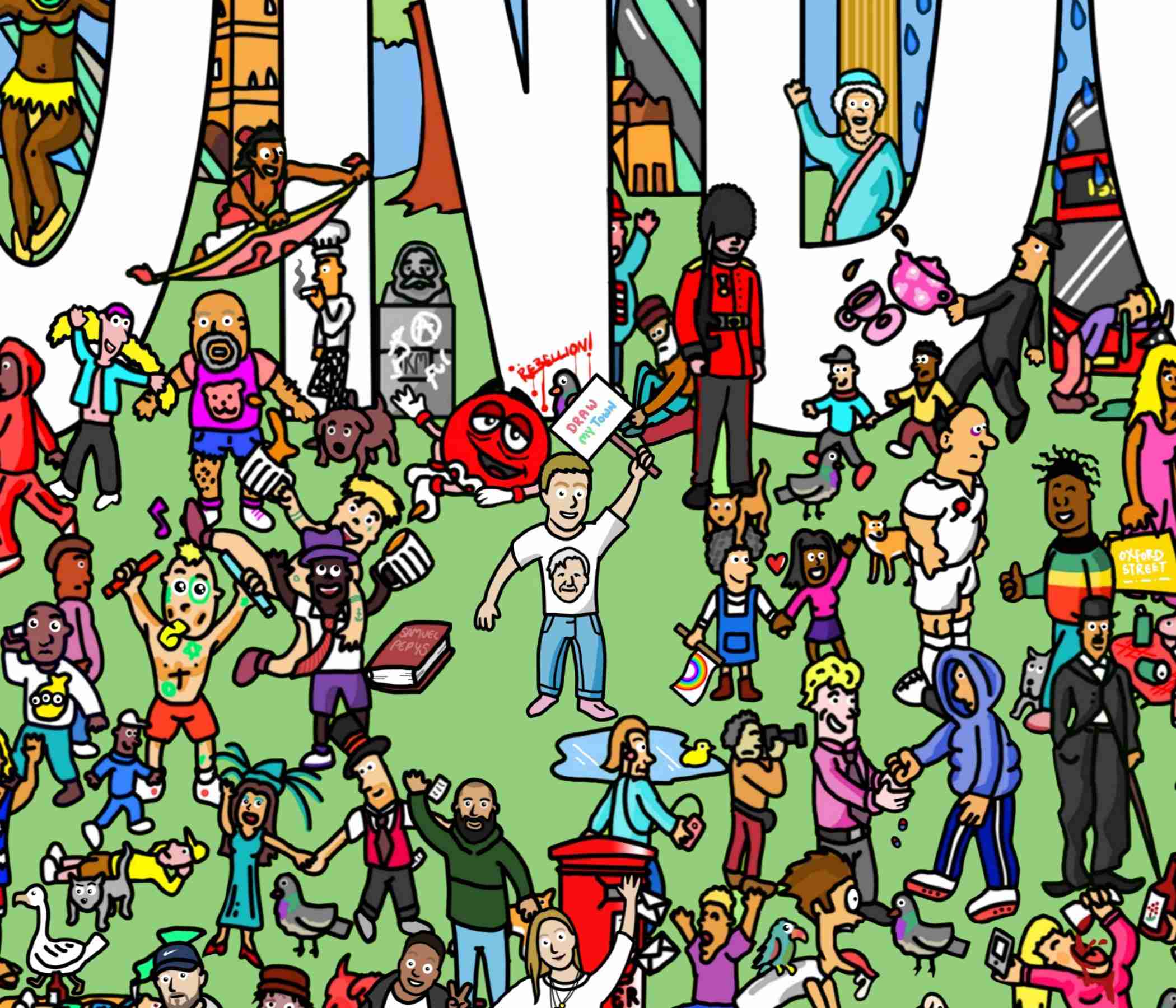 London Artwork - Personalised Illustration