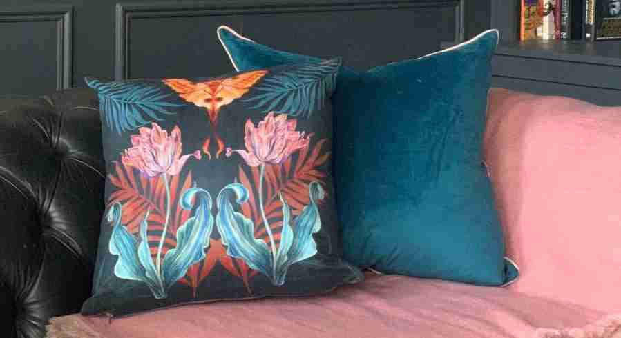 Art Deco Gift Ideas - velvet cushions