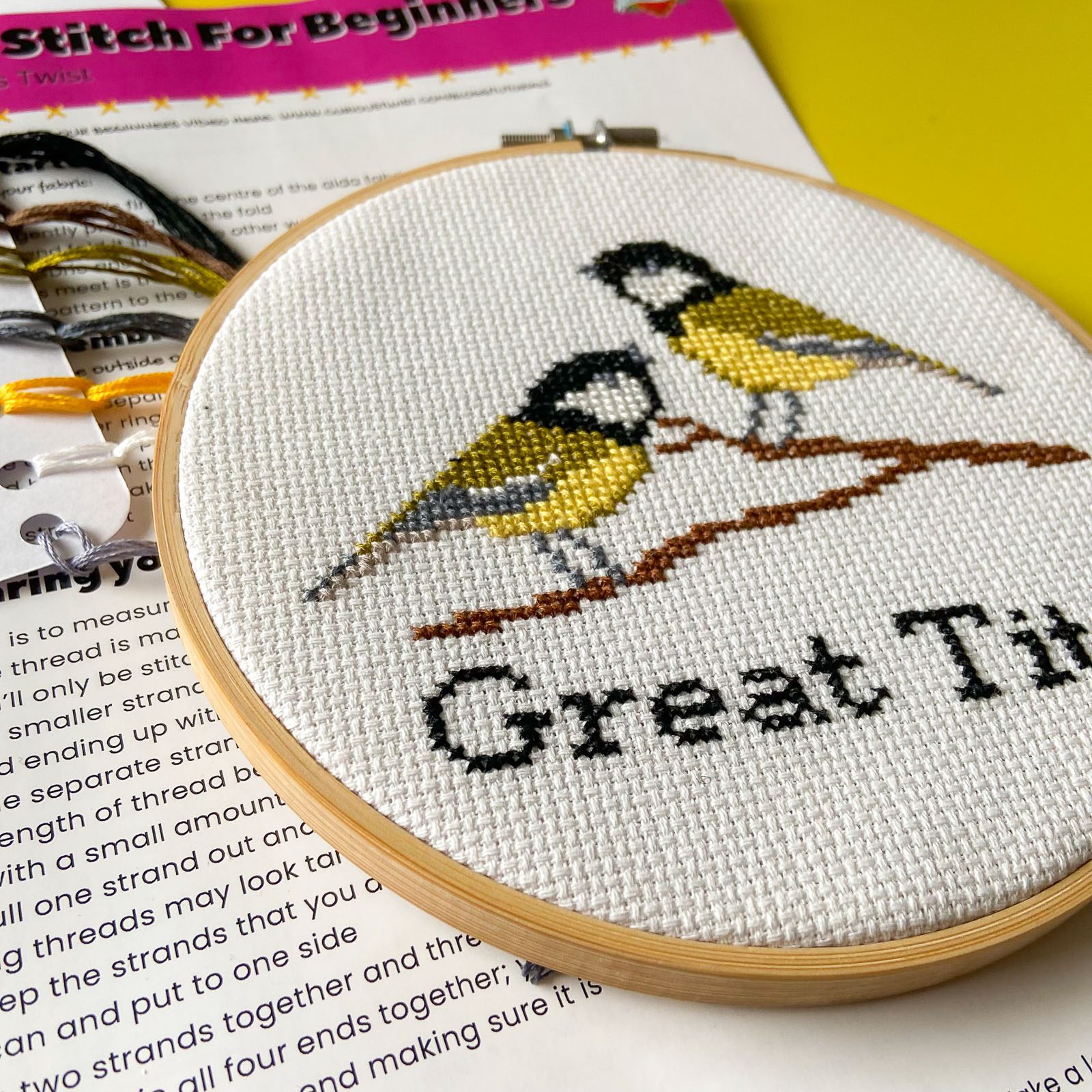 Great Tits - Cross Stitch Kit
