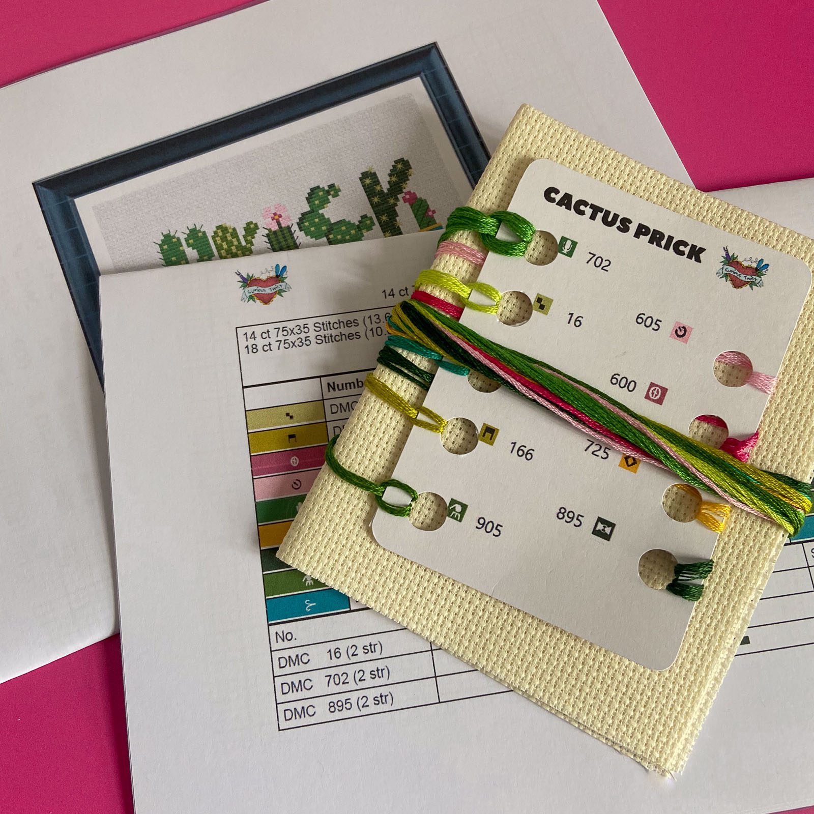 Prick - Cactus Cross Stitch Kit