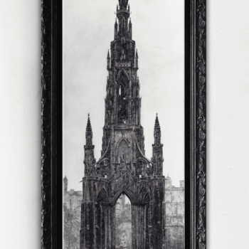 Scott Monument Art Print