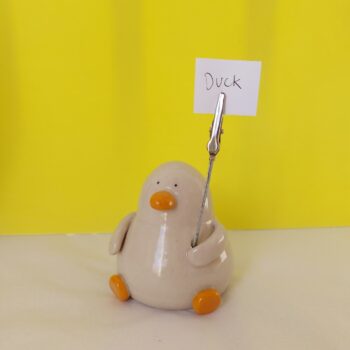 Jemima with the Reminder - Helpful Duck Note Holder