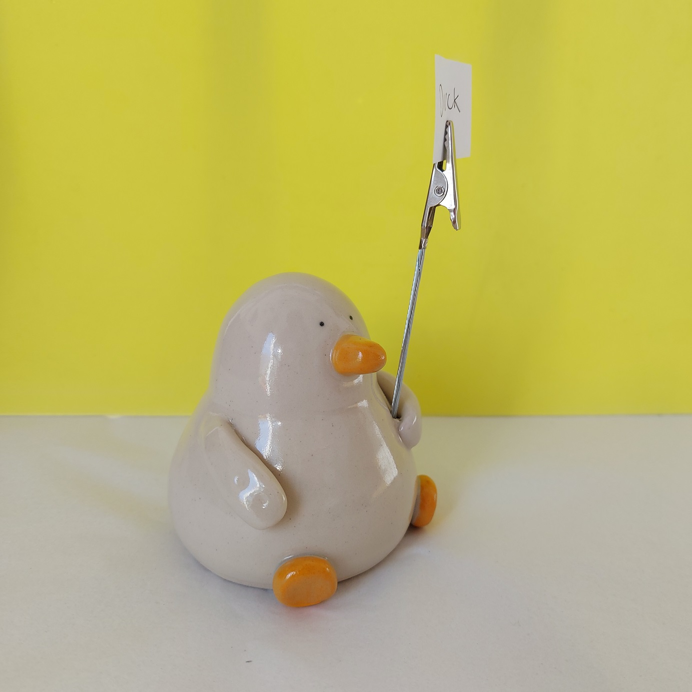 Jemima with the Reminder - Helpful Duck Note Holder