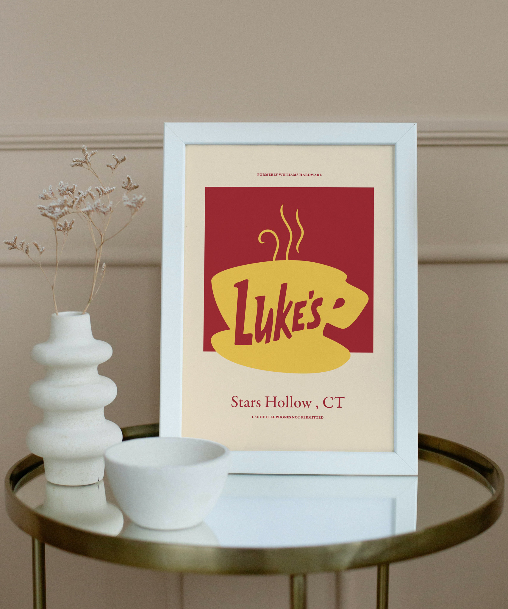 Luke's Diner Gilmore Girls Print
