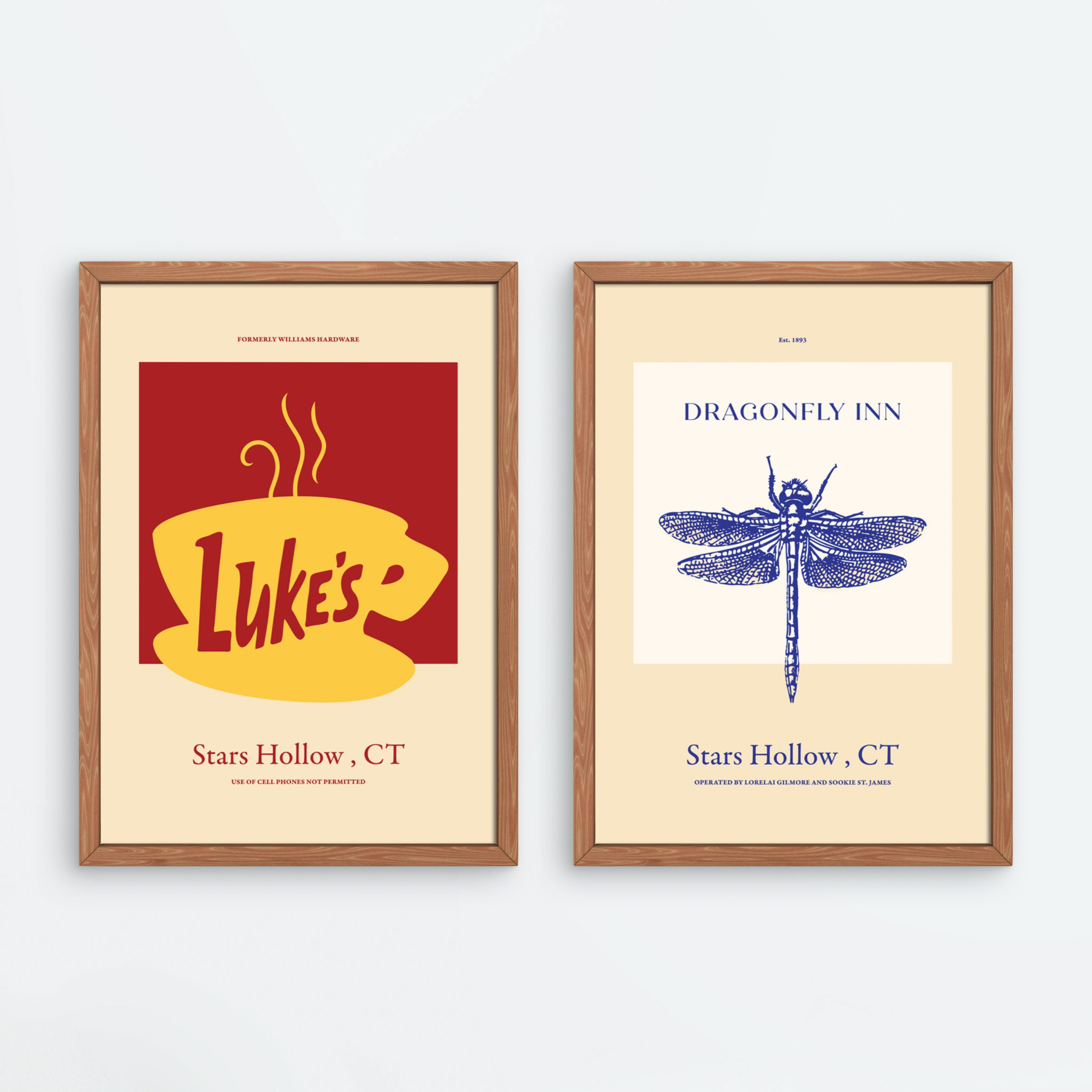 Luke's Diner Gilmore Girls Print