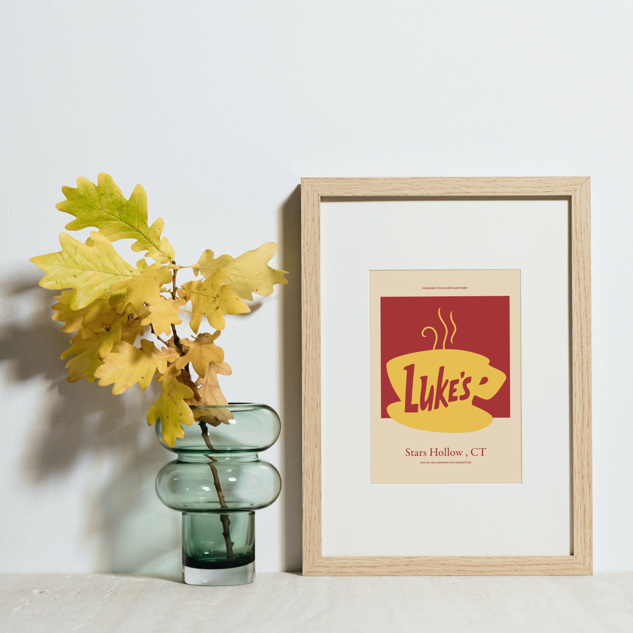Luke's Diner Gilmore Girls Print