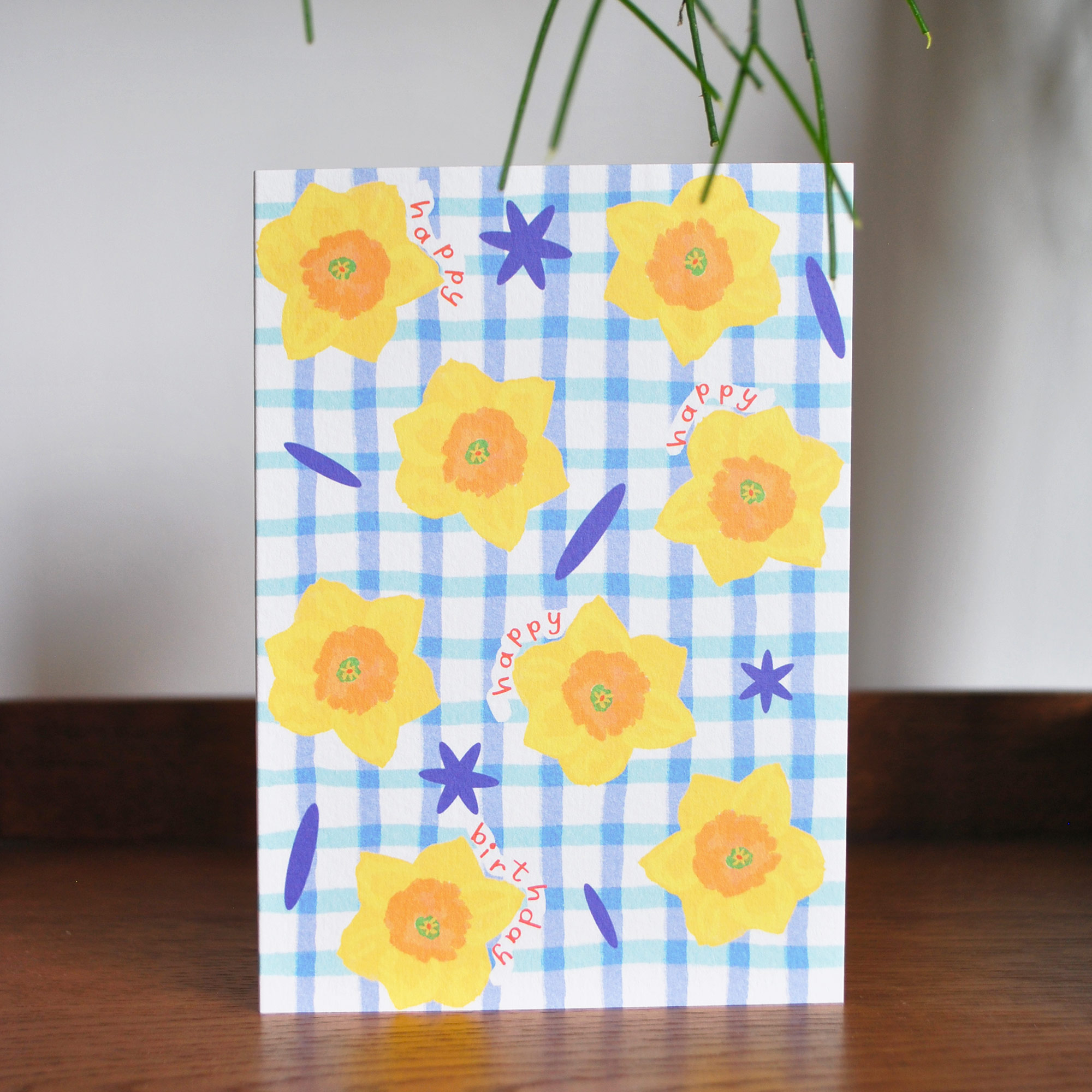 Daffodils Birthday Card