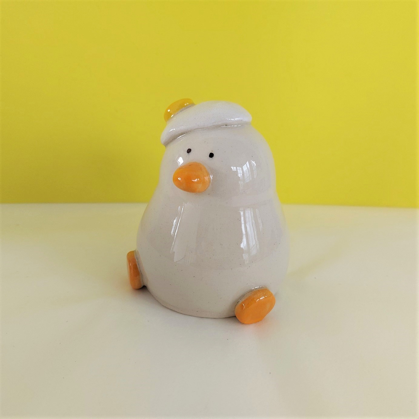 Egg Head Duck Ornament